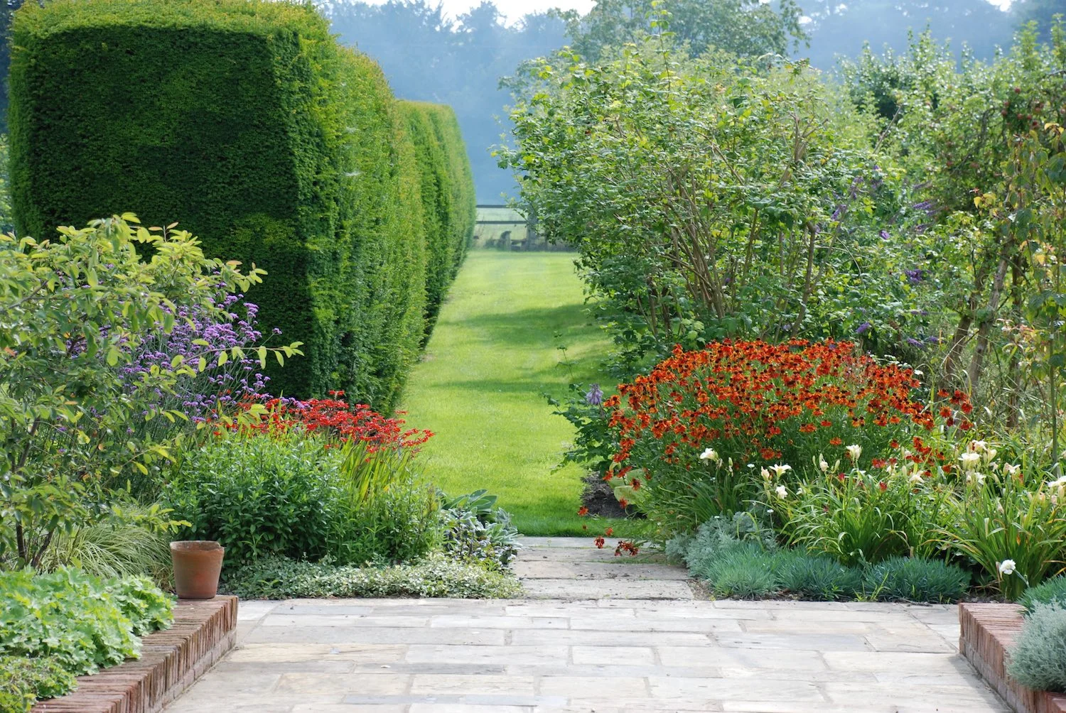 Garden in the Wylye Valley, Wiltshire