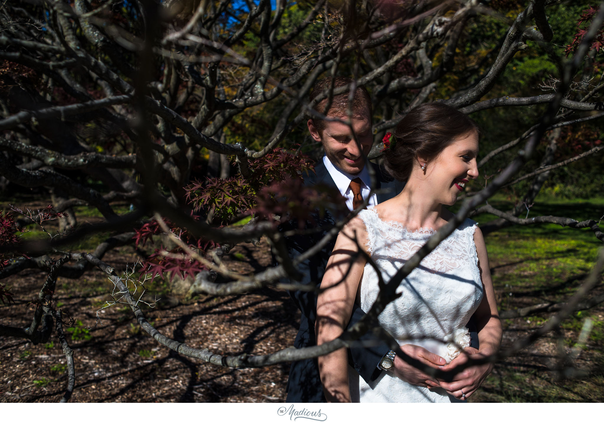 Cylburn Arboretum wedding photojournalism bride groom portraits
