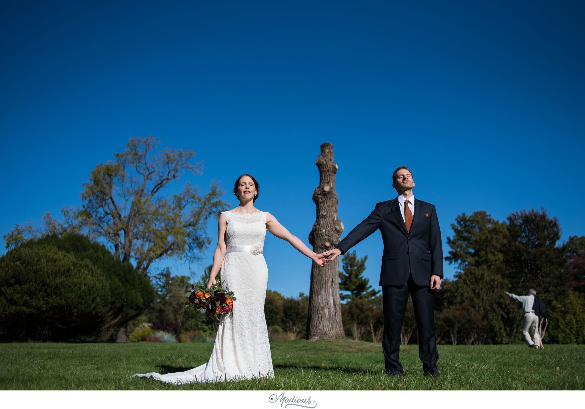 Cylburn Arboretum wedding photojournalism portraits