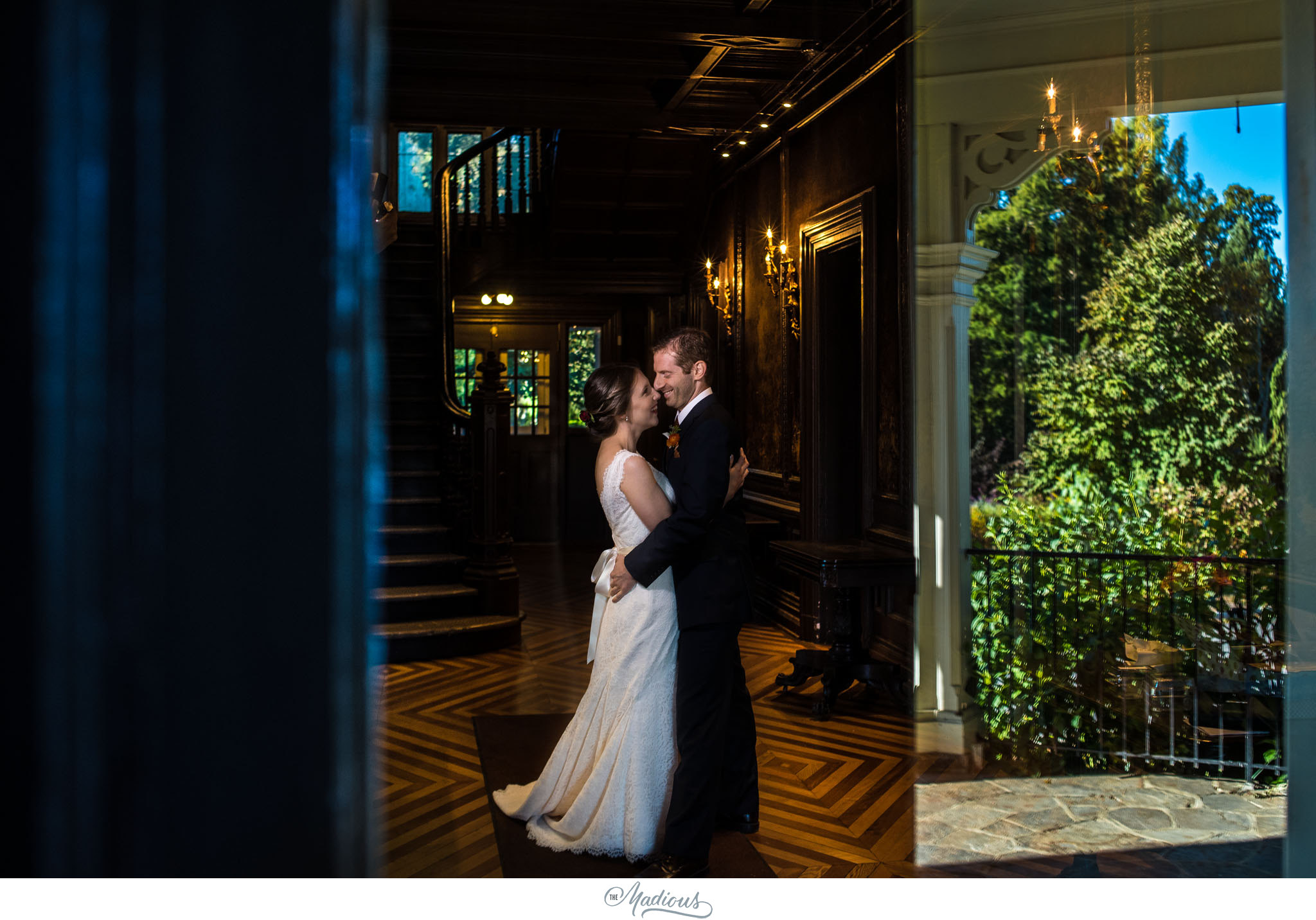 Cylburn Arboretum wedding photojournalism portraits