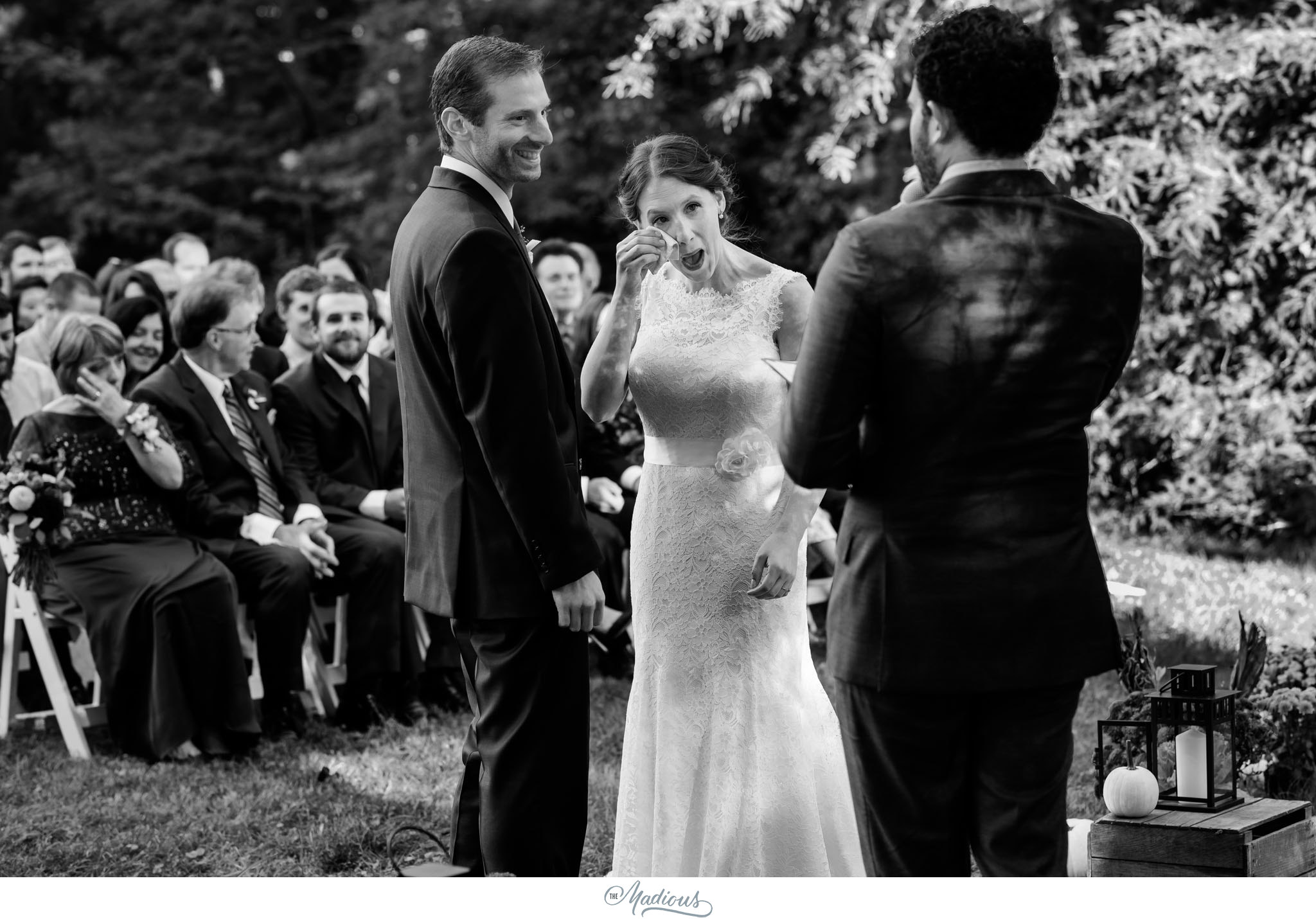 Cylburn Arboretum wedding photojournalism ceremony