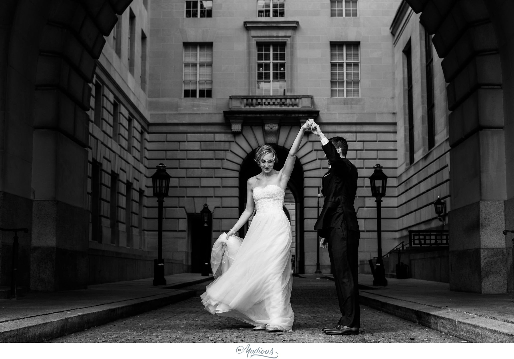 Bride groom portraits Reagan building