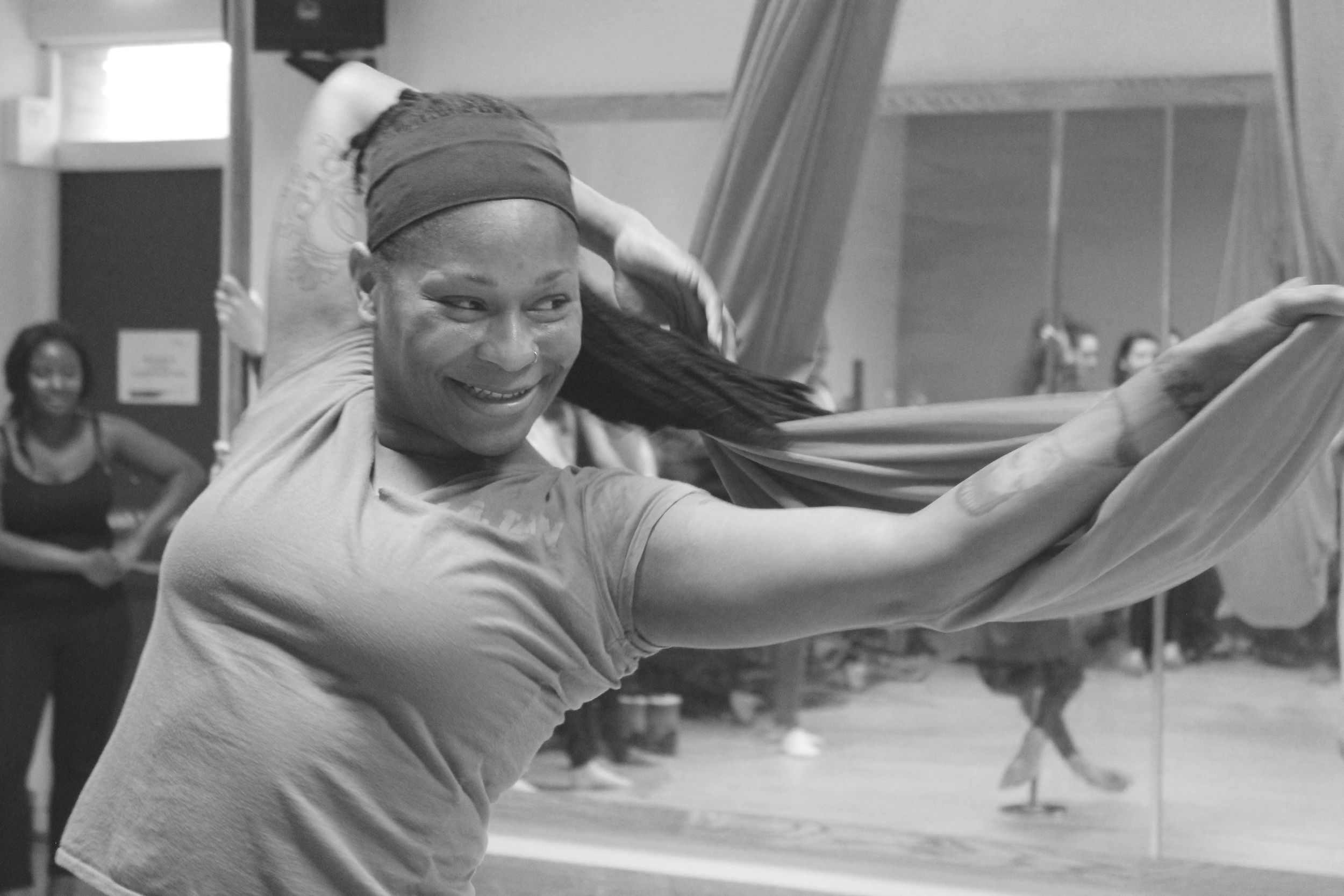 Aerial yoga trial in south london