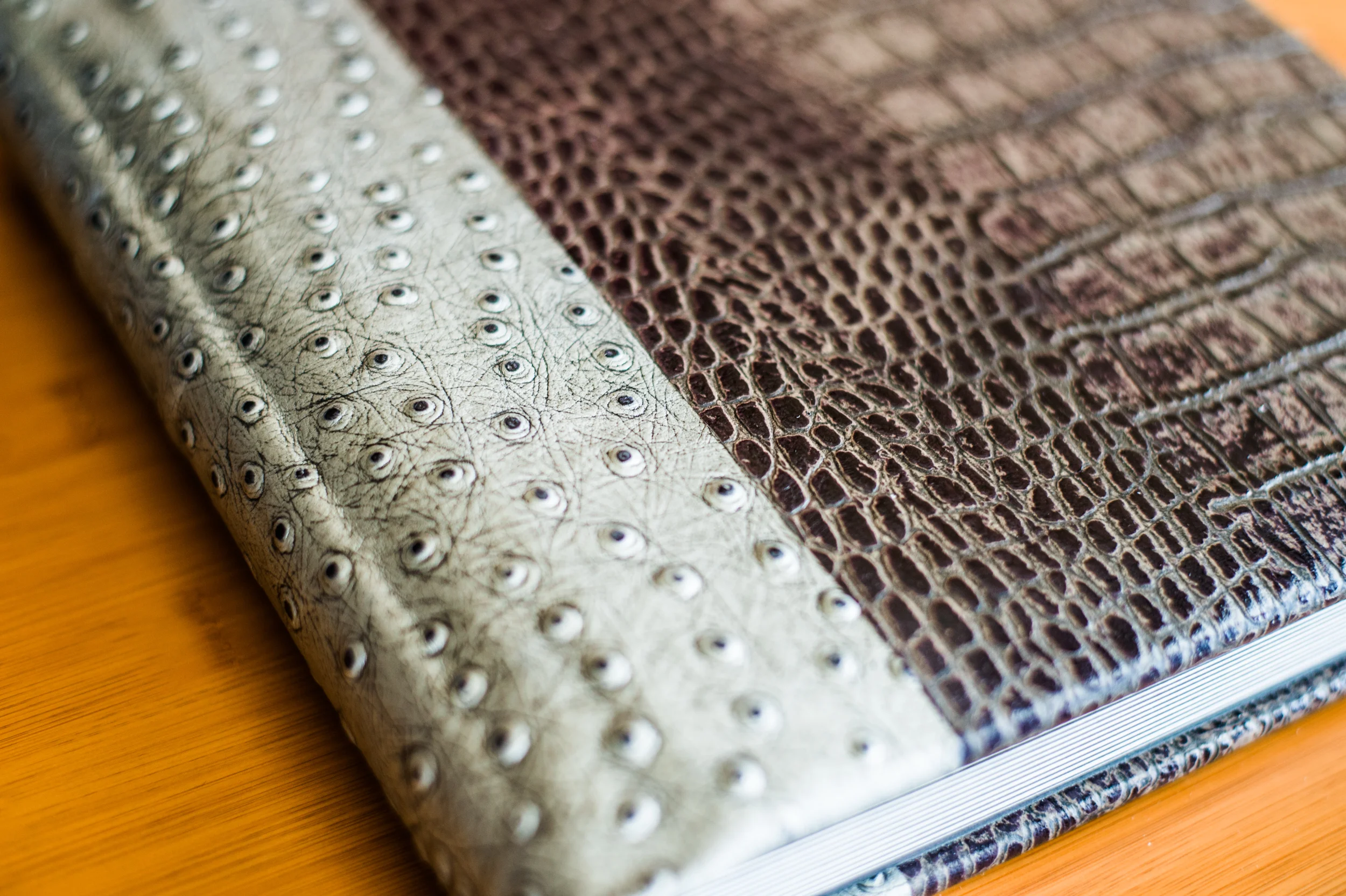 TWO TONED LEATHER WITH 100+ OPTIONS