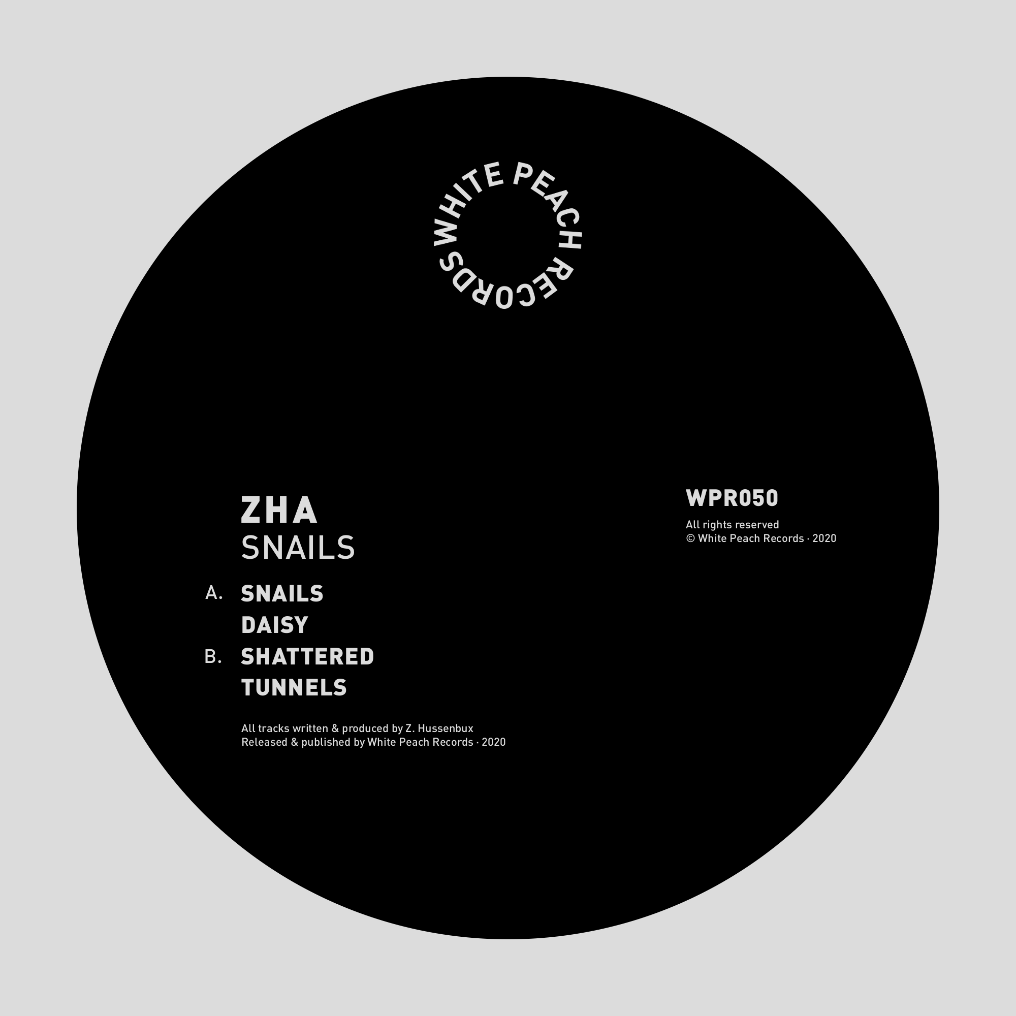 WPR050 - Zha - Snails - Digital — White Peach Records