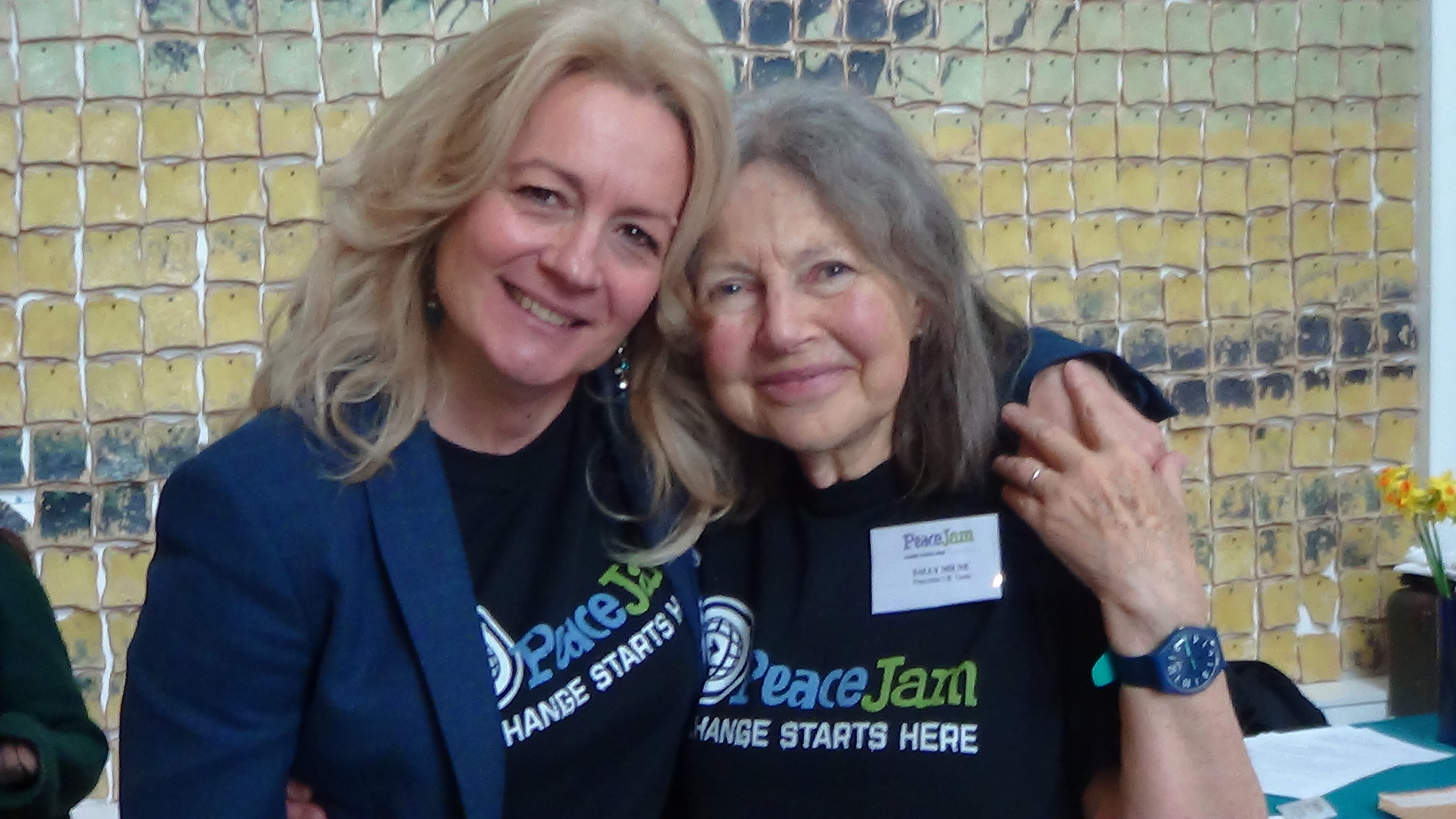 ELLEN FROUSTIS & SALLY MILNE, ASST TO LATE 1995 NOBLE LAUREATE, JOSEPH ROTBLAT.JPG