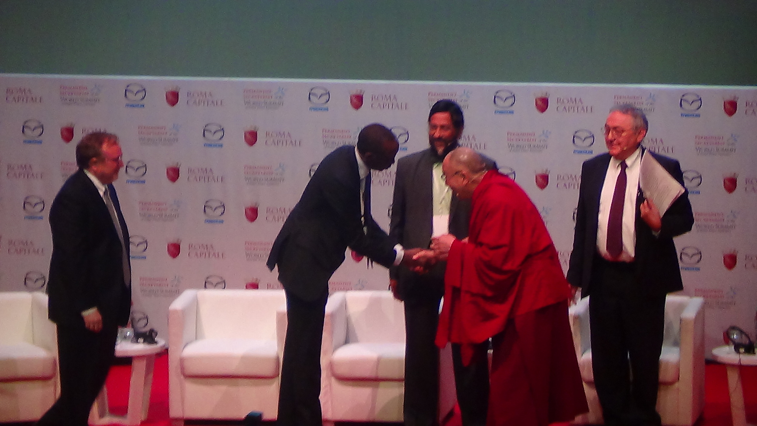 American Friends Service Committee, Lord Phil, Clerk of the Board with the XIV His Holiness Dalai Llama.JPG