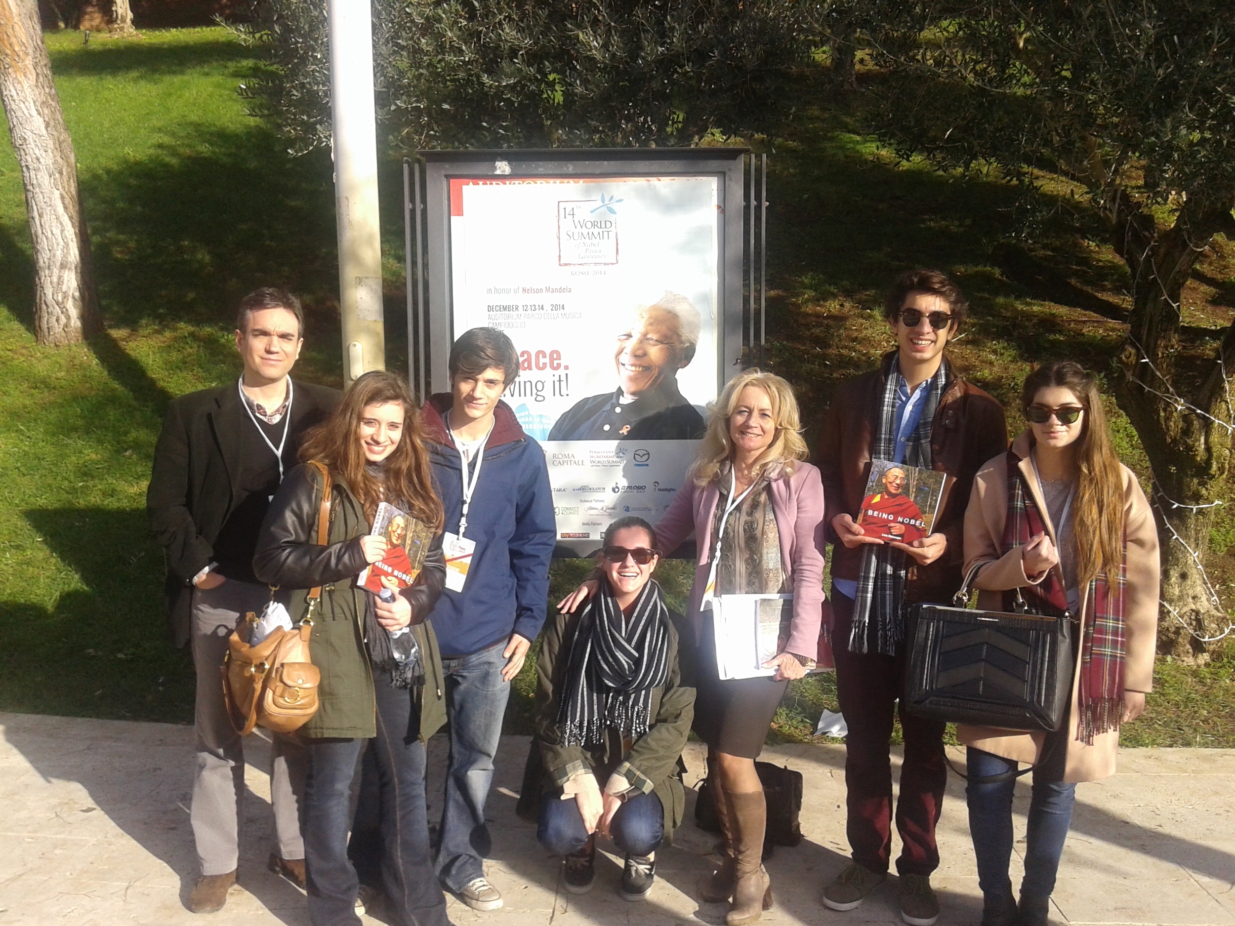 EIMAI STUDENTS AT THE WORLD SUMMIT OF NOBEL LAUREATES IN ROME DECEMBER 2014.jpg