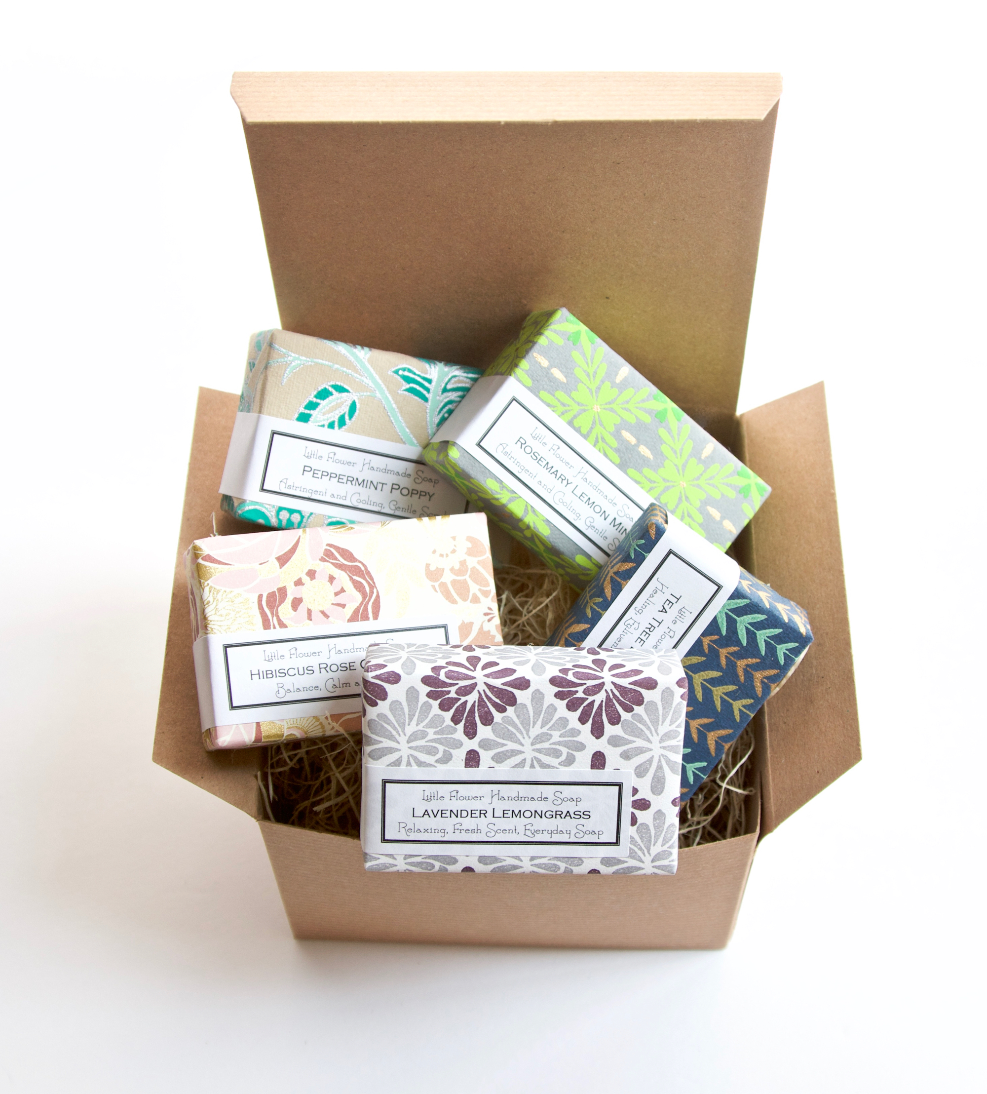 Gift Box of 5 Soaps Handmade Soap gift set