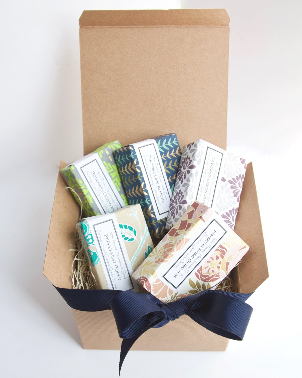 Gift Box Of 5 Soaps Handmade Soap Gift Set