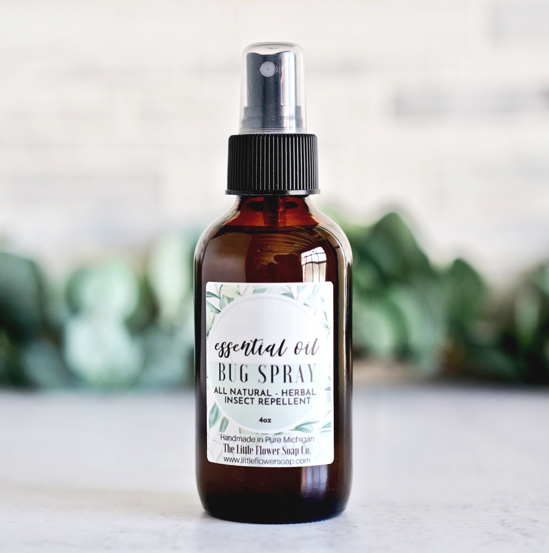 4oz Natural Bug Spray Essential Oil Insect Repellent