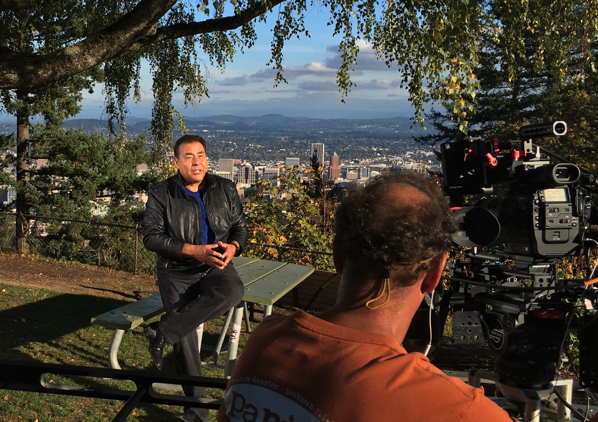 Behind the scenes with the great Tony Pagano at the camera. #Portland