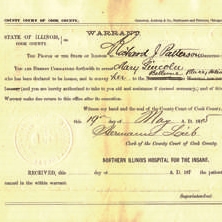This series of documents details the First Lady’s 1875 insanity hearing and commitment to Bellevue Place in Batavia, Ill. 