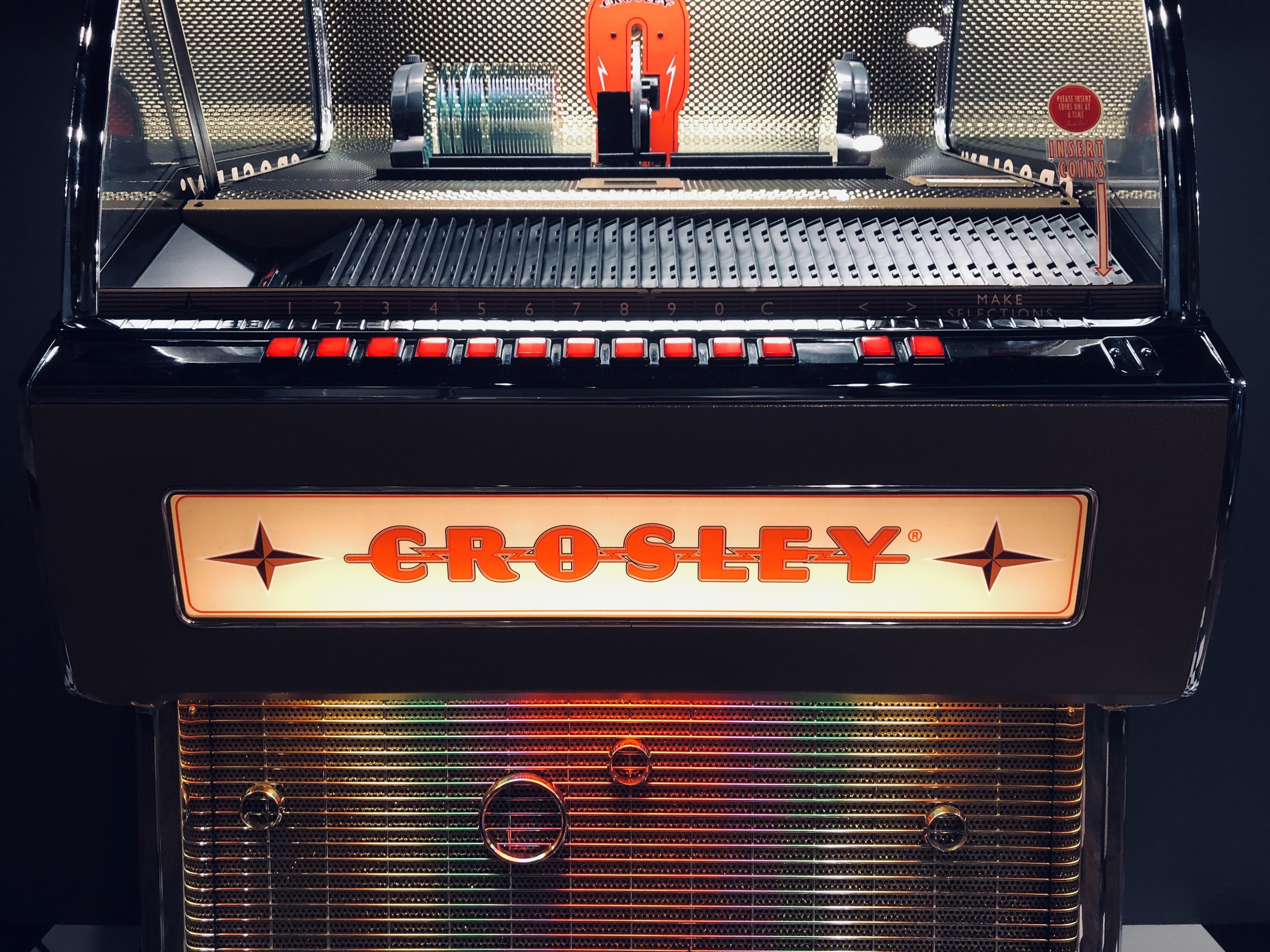 Crosley jukebox.