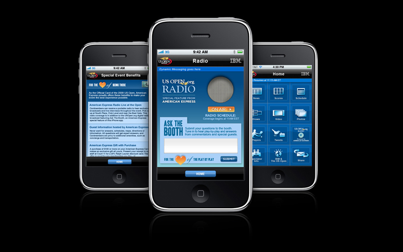 Amex "Ask the Booth" integration into US Open iPhone App