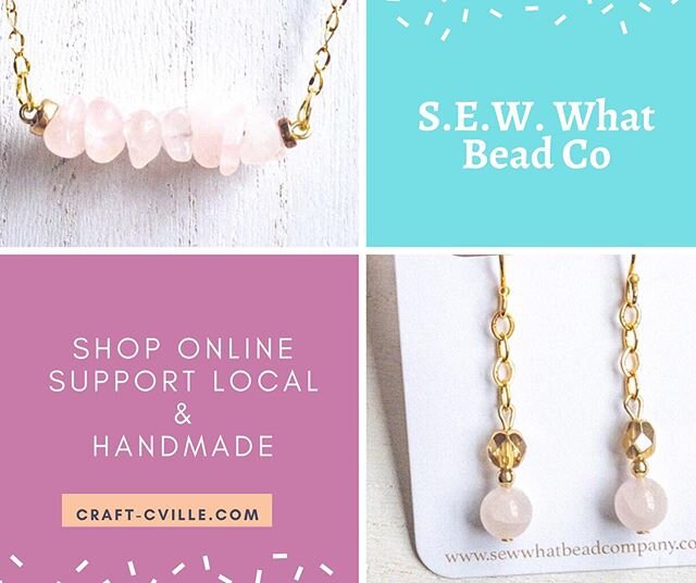 Visit @sewwhatbeadcompany and see her fun jewelry that benefits local public schools.  Shop online 👉🏼 https://etsy.me/2GJaKj6.