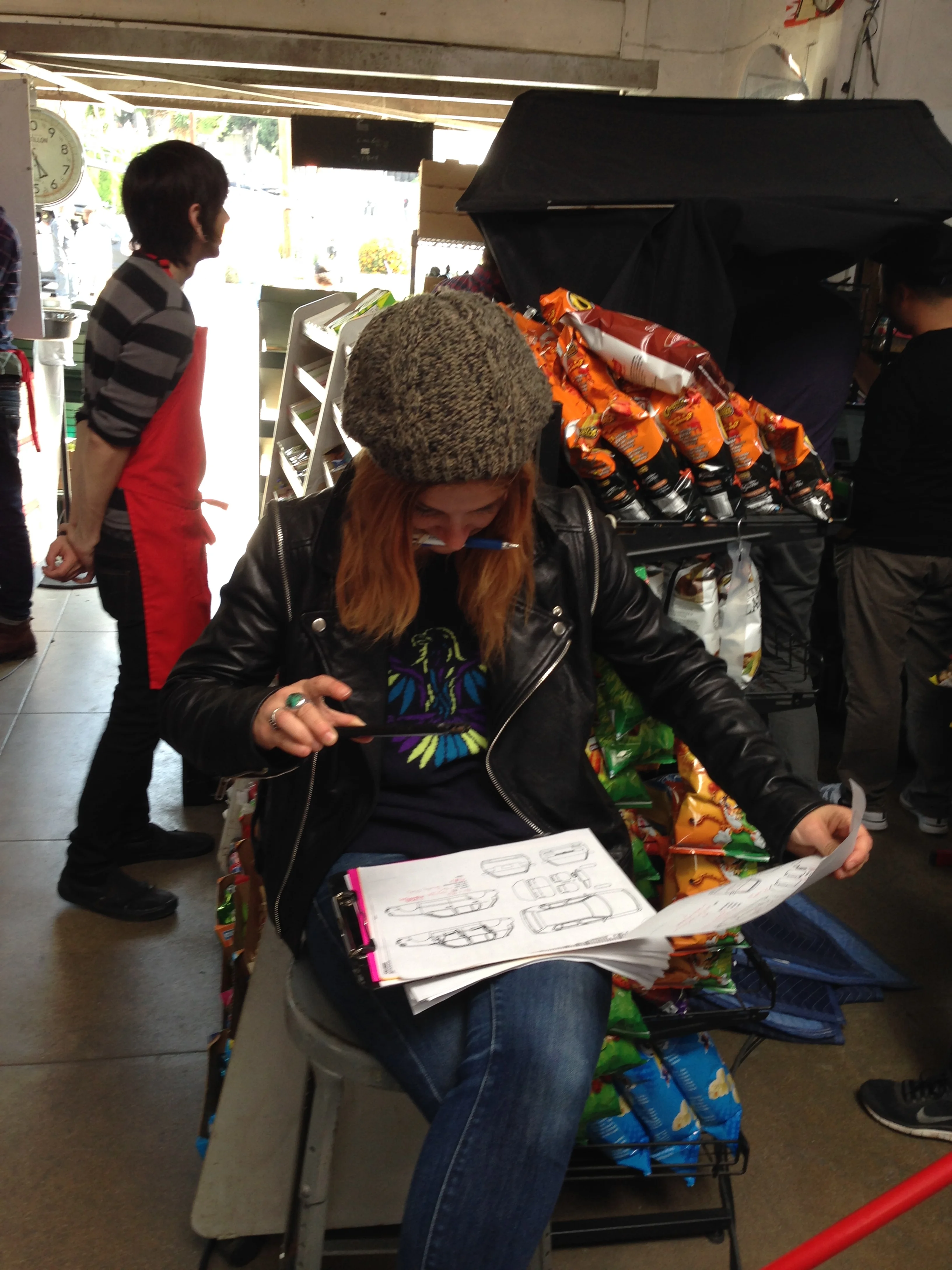 Pages and pages of camera notes