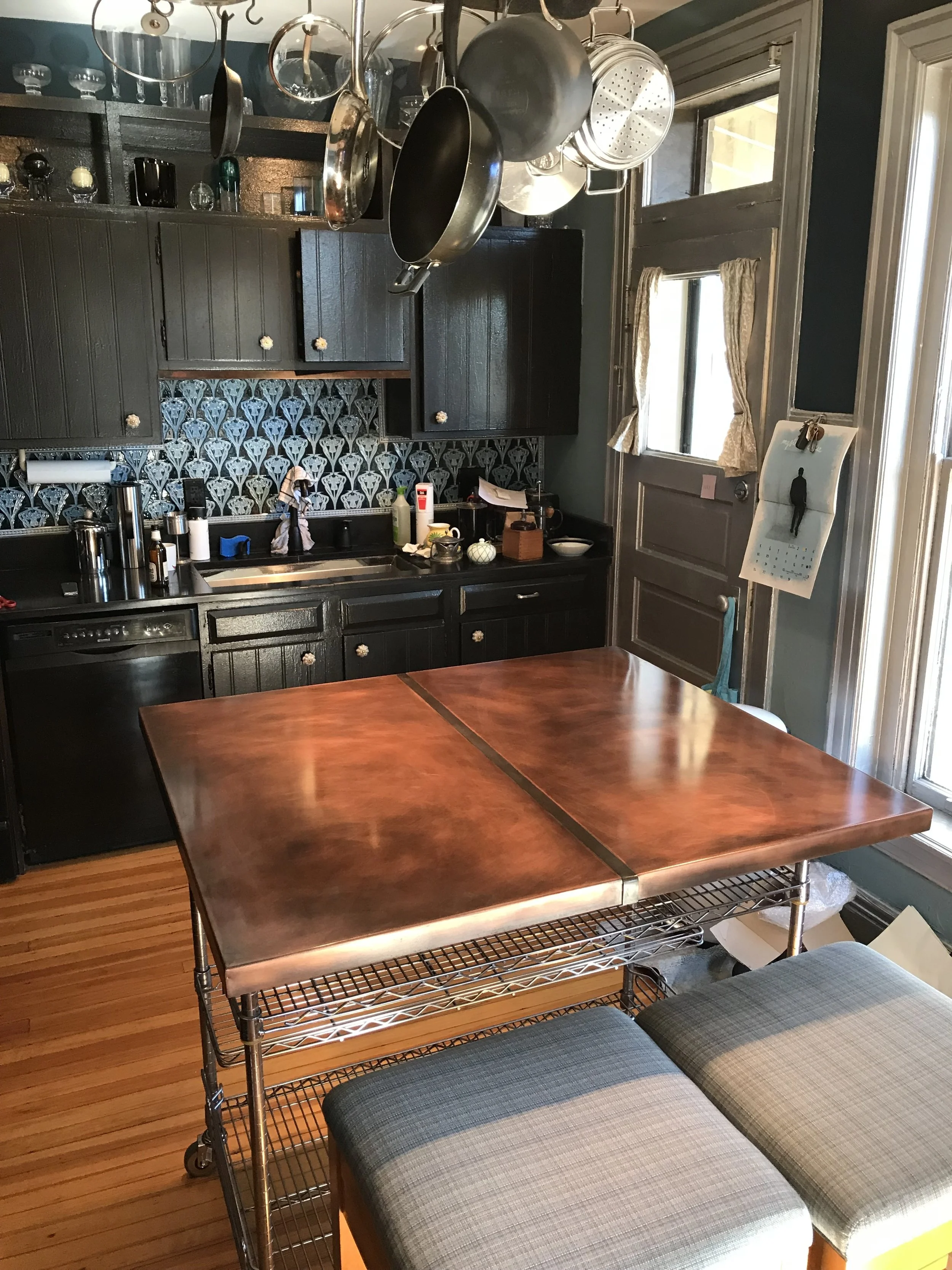 Copper Dining Table