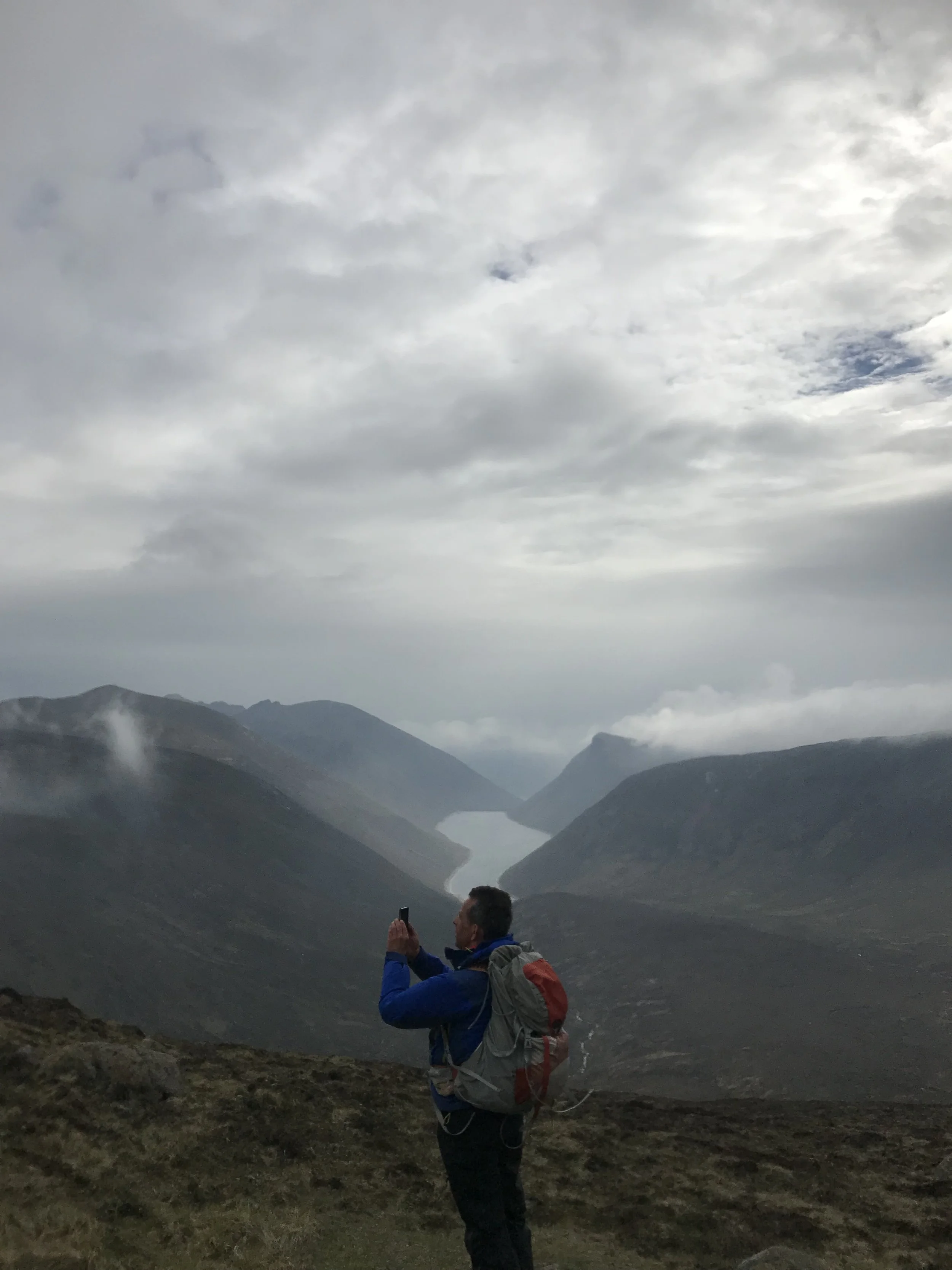 17.15pm - on the ascent up Commedagh