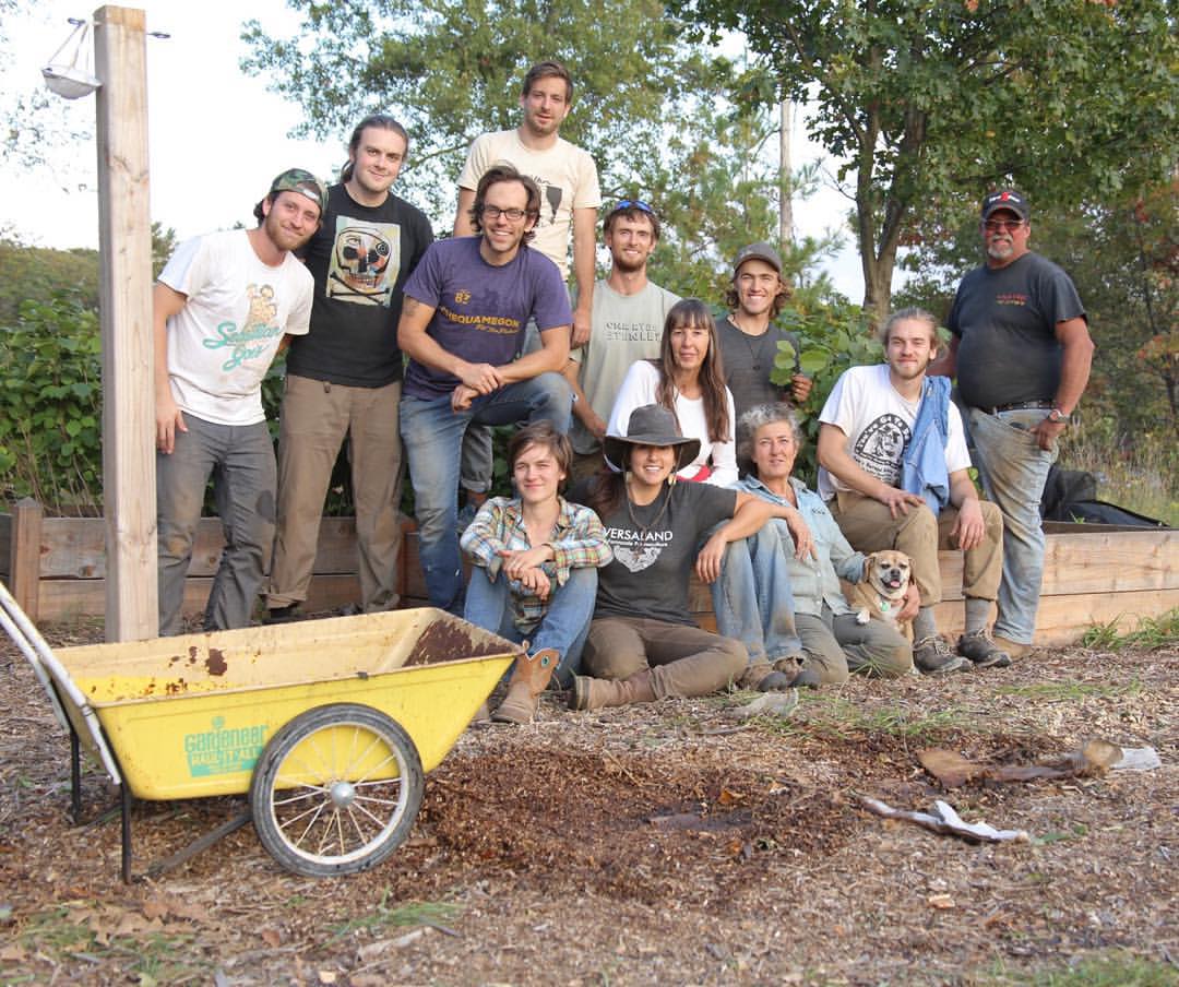 Our team included local neighbors, old friends, hired-help from the Twin Cities, permaculture designers, an out-of-town forester, and, of course, our puggle, Suzy. 