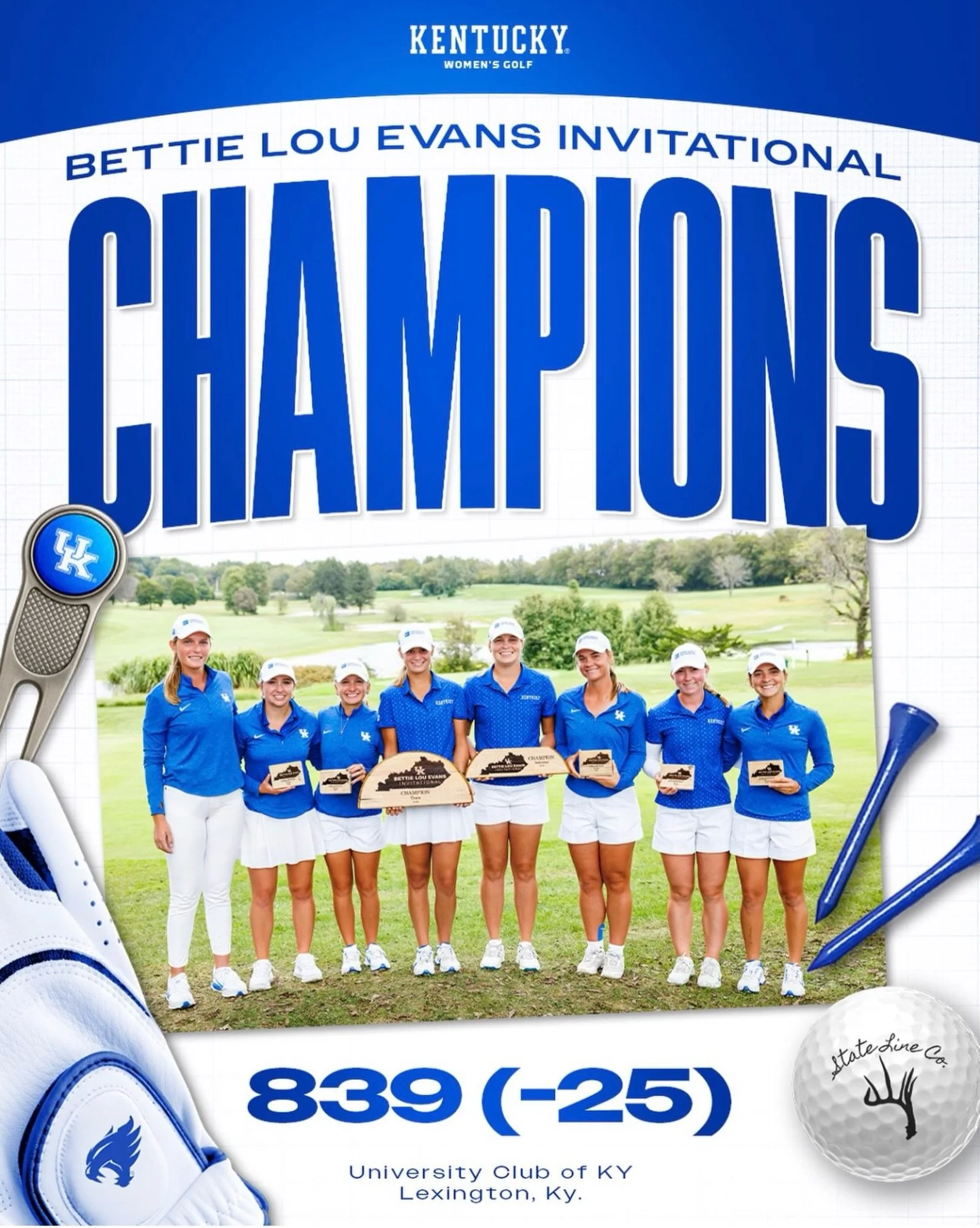 Excited to be working with the University of Kentucky Women&rsquo;s Golf Team through my College Putting Performance Program and seeing results LIKE THIS!! Starting last spring in collaboration with the coaching staff, we analyzed each player&rsquo;s