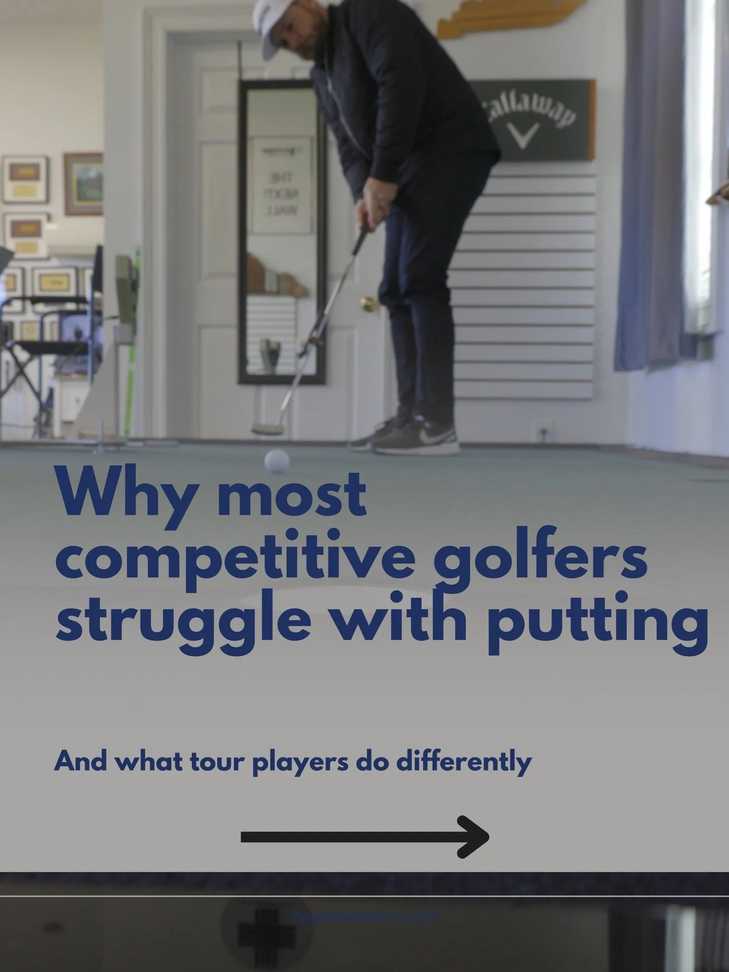 Most competitive golfers do not struggle with putting because they are not working hard enough.

They struggle because their putting practice lacks structure, feedback, and a system that actually transfers to the course.

That is what separates tour 