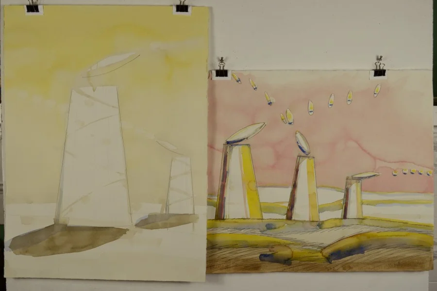 Air towers, pairs and trios