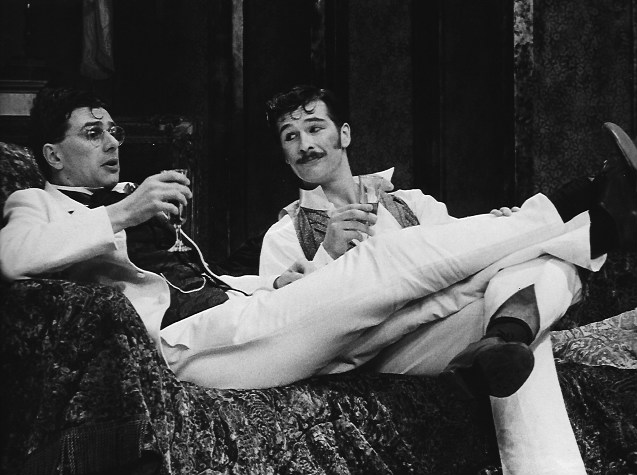 ALGERNON IN THE IMPORTANCE OF BEING EARNEST, OLDHAM, 1987 (WITH MALCOLM SCATES)