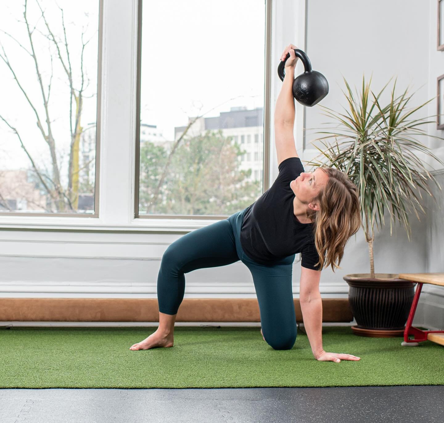 The Half Get-up is a great exercise to learn the bottom half of the full Get-up movement. For time, and under the tension of a kettlebell, improve your core and upper body strength by familiarizing with the transitions and the poses at each step alon