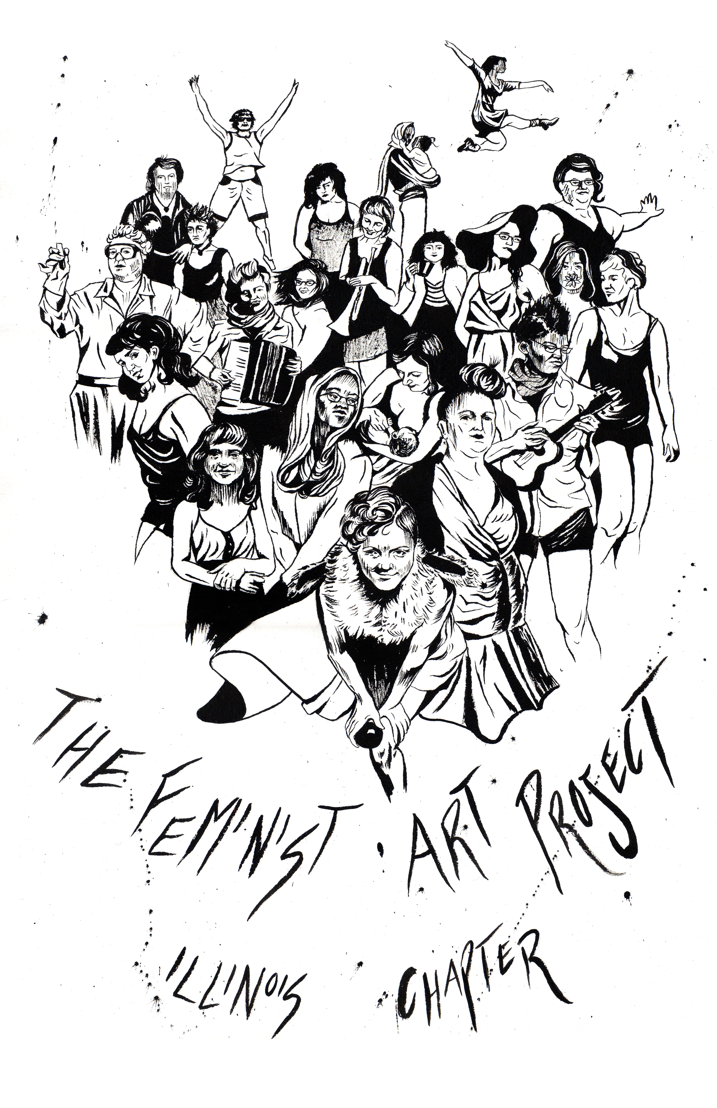 The Feminist Art Project, Illinois Chapter, poster design