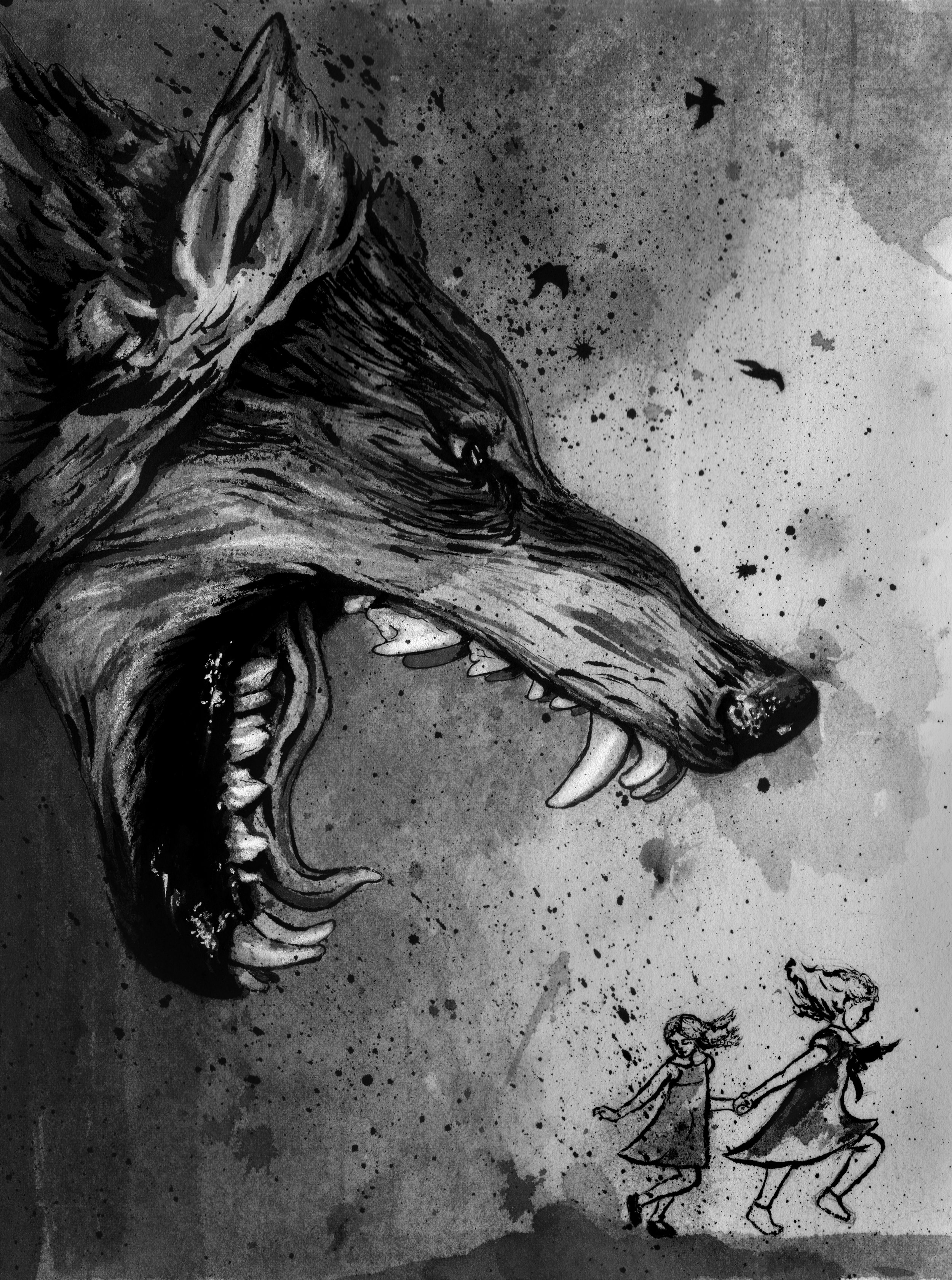 "The Wolf", interior illustration