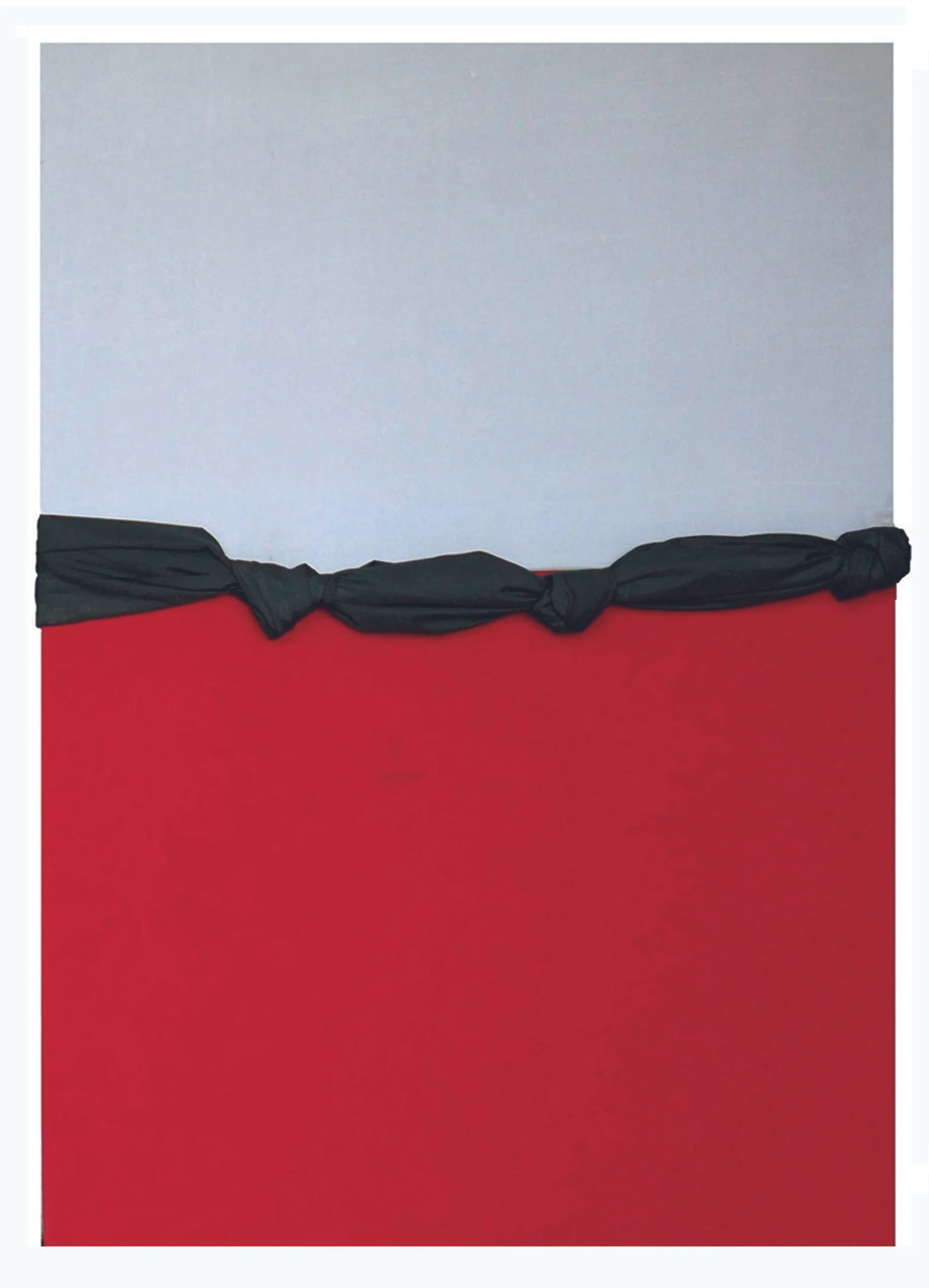 Antonio Pichilla QUIPO (2016) Oil on canvas and industrial textile 120 x 80 x 5 cm