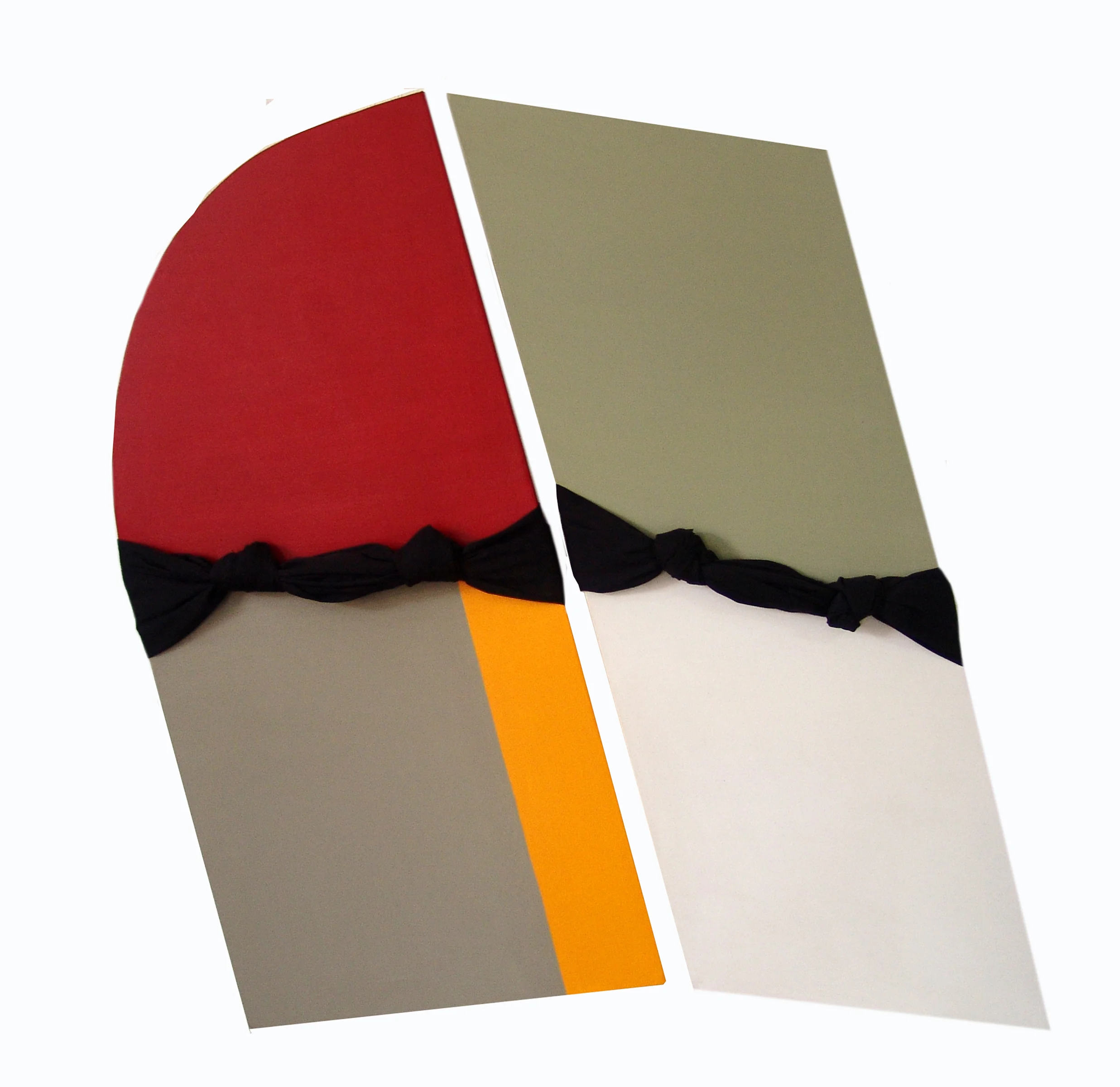 Antonio Pichilla QUIPO (2016) Oil on canvas and industrial textile 120 x 80 x 9 cm