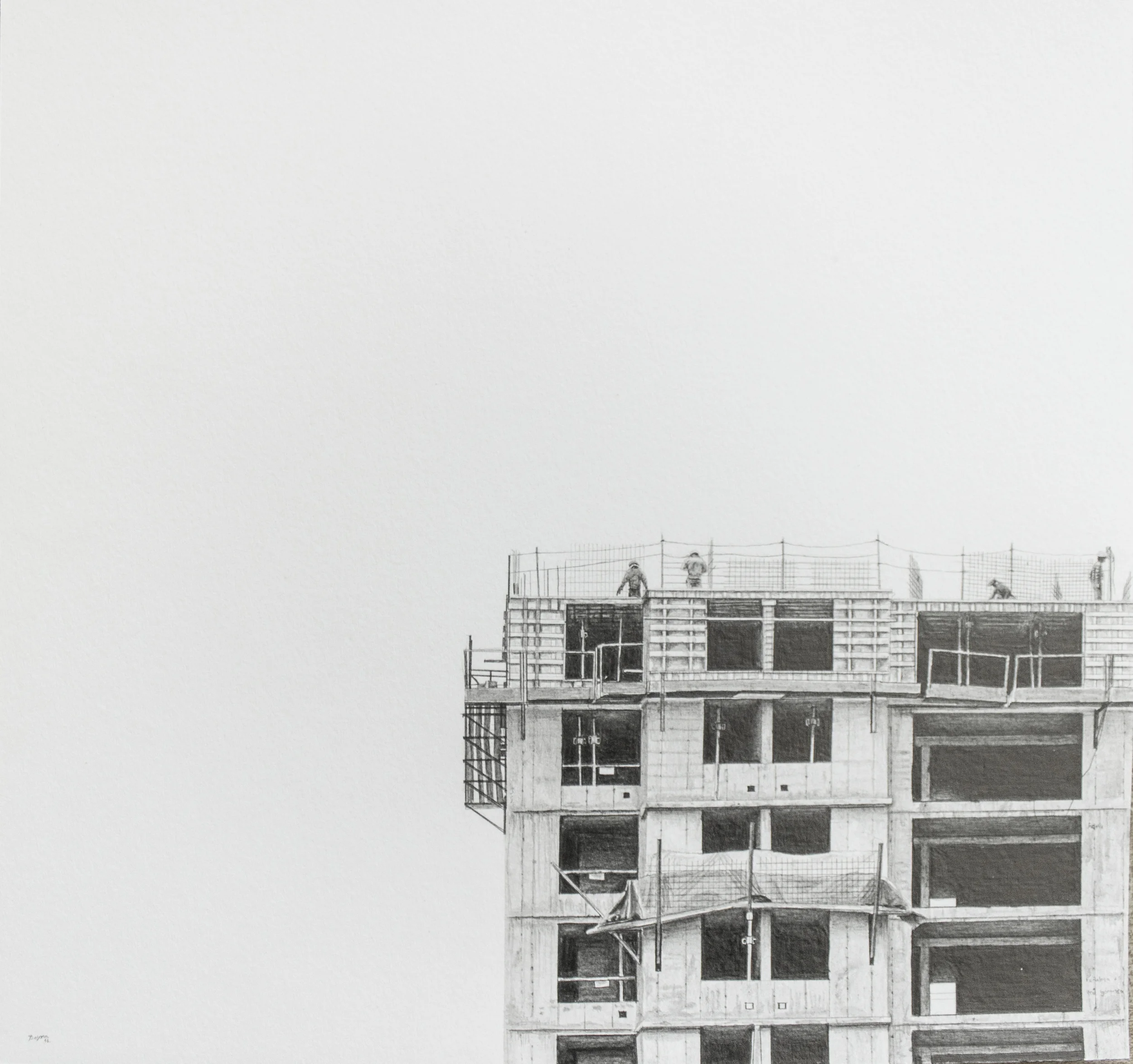  Camilo Bojacá Untitled (2013) Pencil drawing on paper 23 x 23 cm 