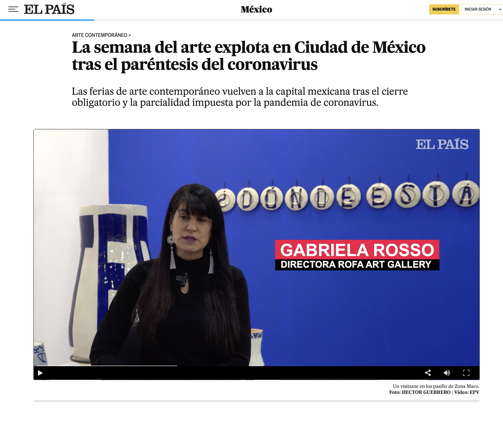 Featured in El País