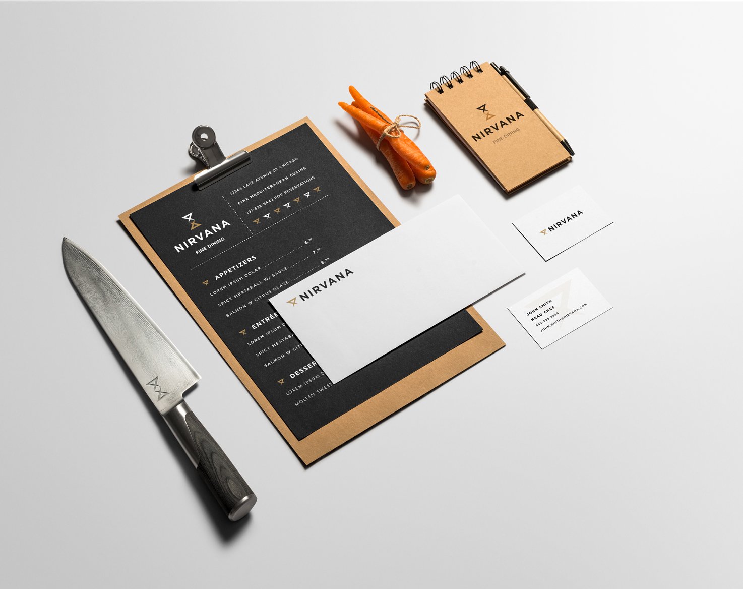  Fine Dining Brand Identity 