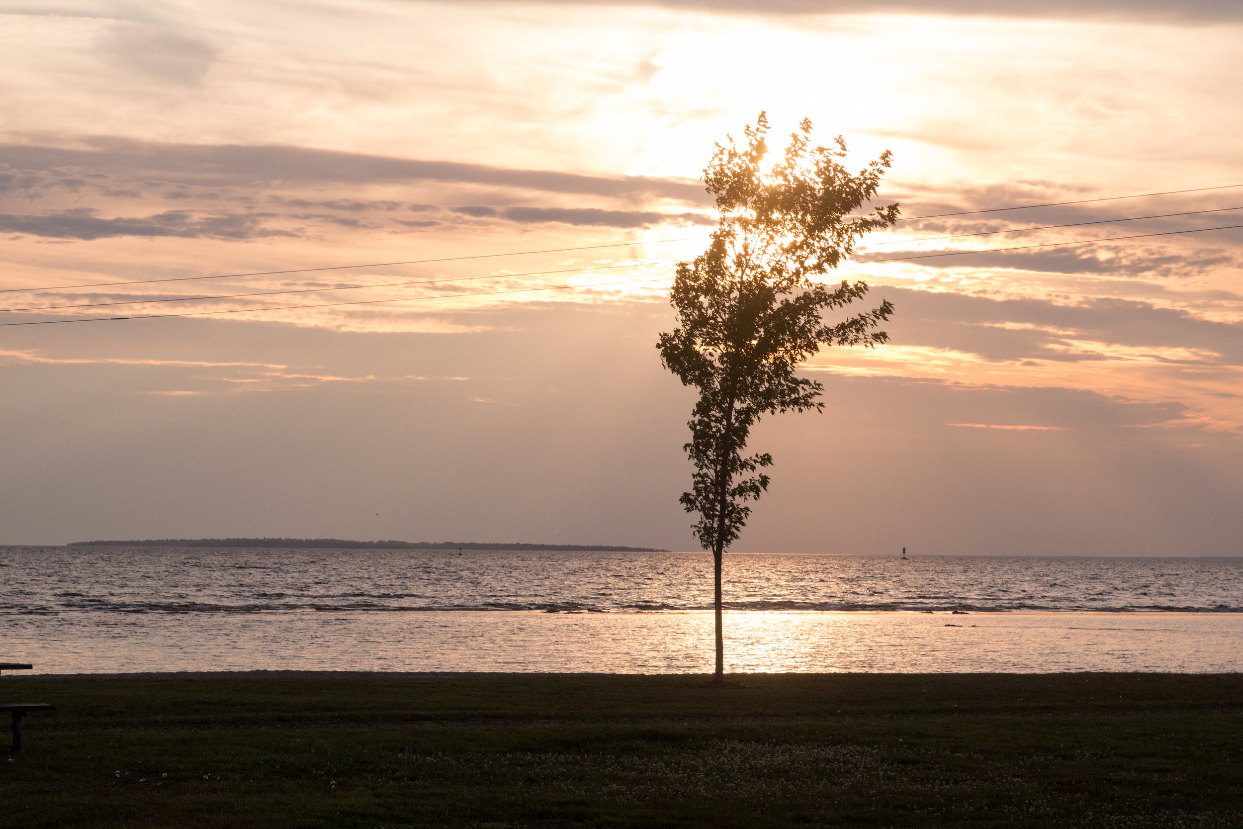 Sunset in North Bay, Ontario