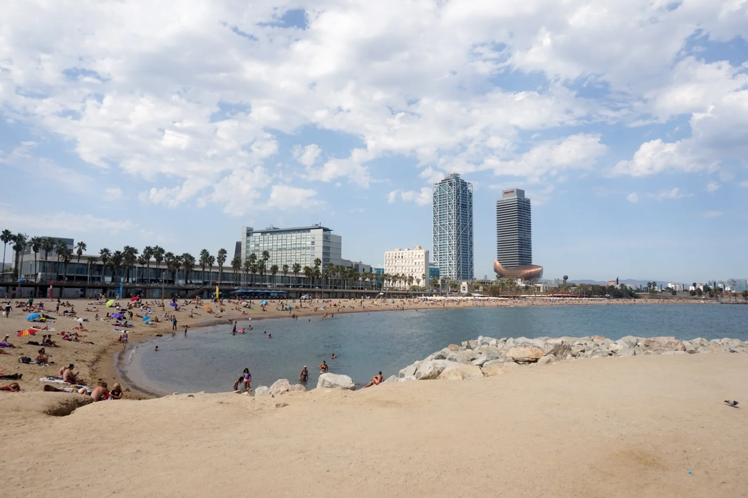 Barclona didn't have any beaches until the 1992 Olympics. They are now considered some of the best in the world.