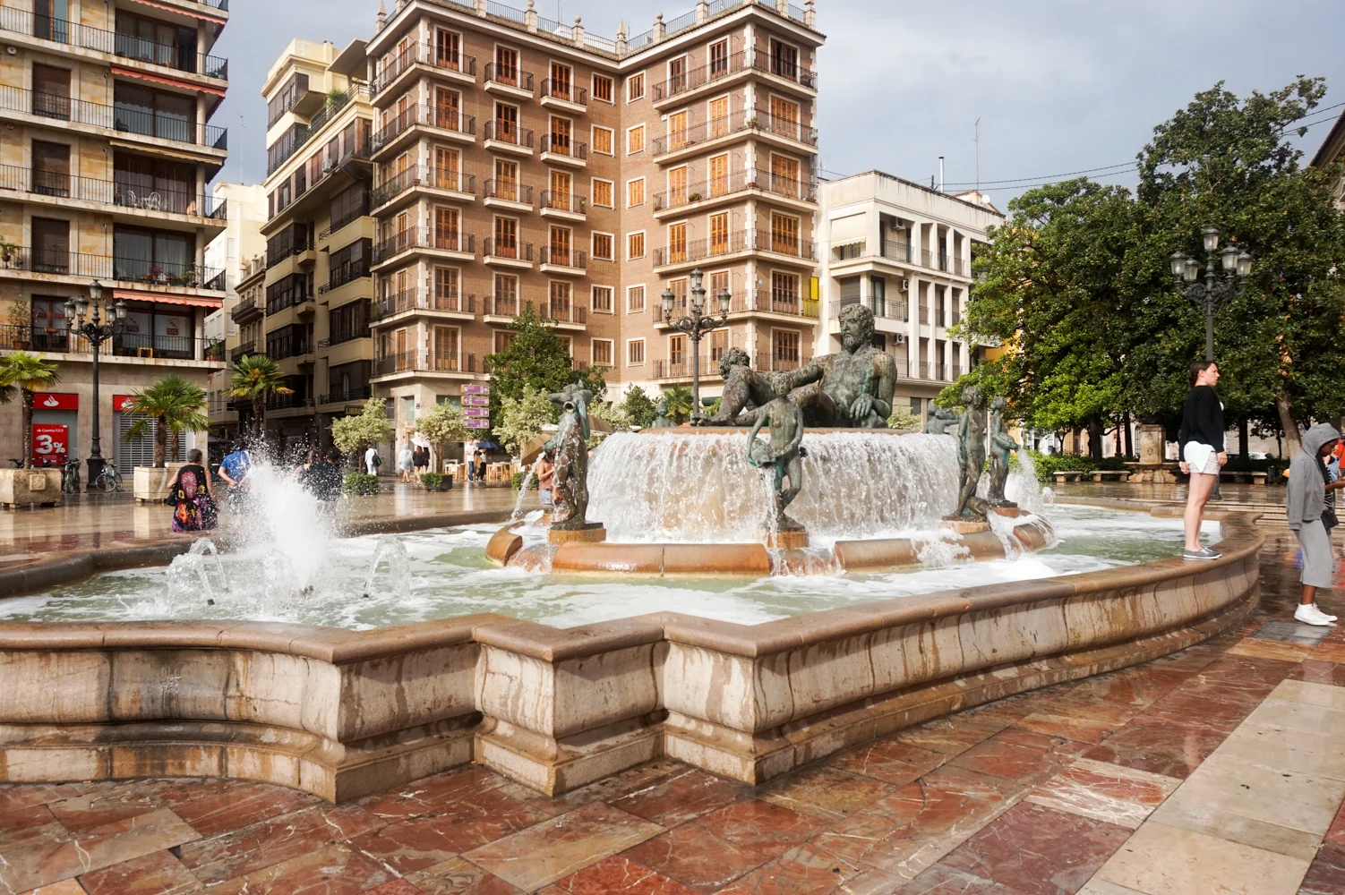 Fountain in Valencia Spain