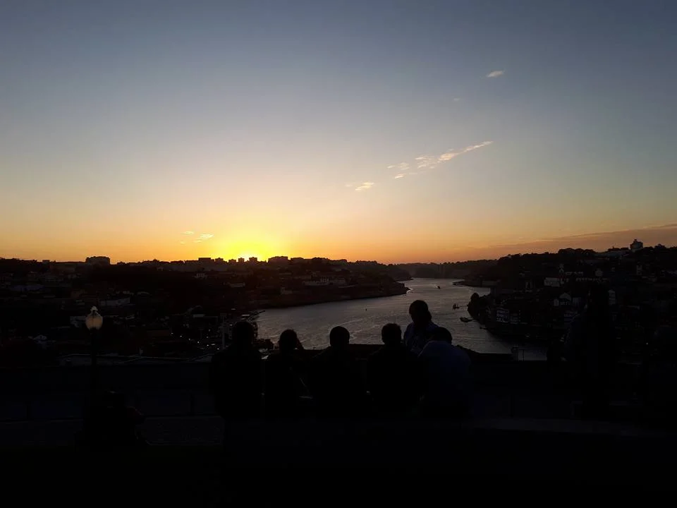 Taken with my phone. A sunset in Porto, Portugal