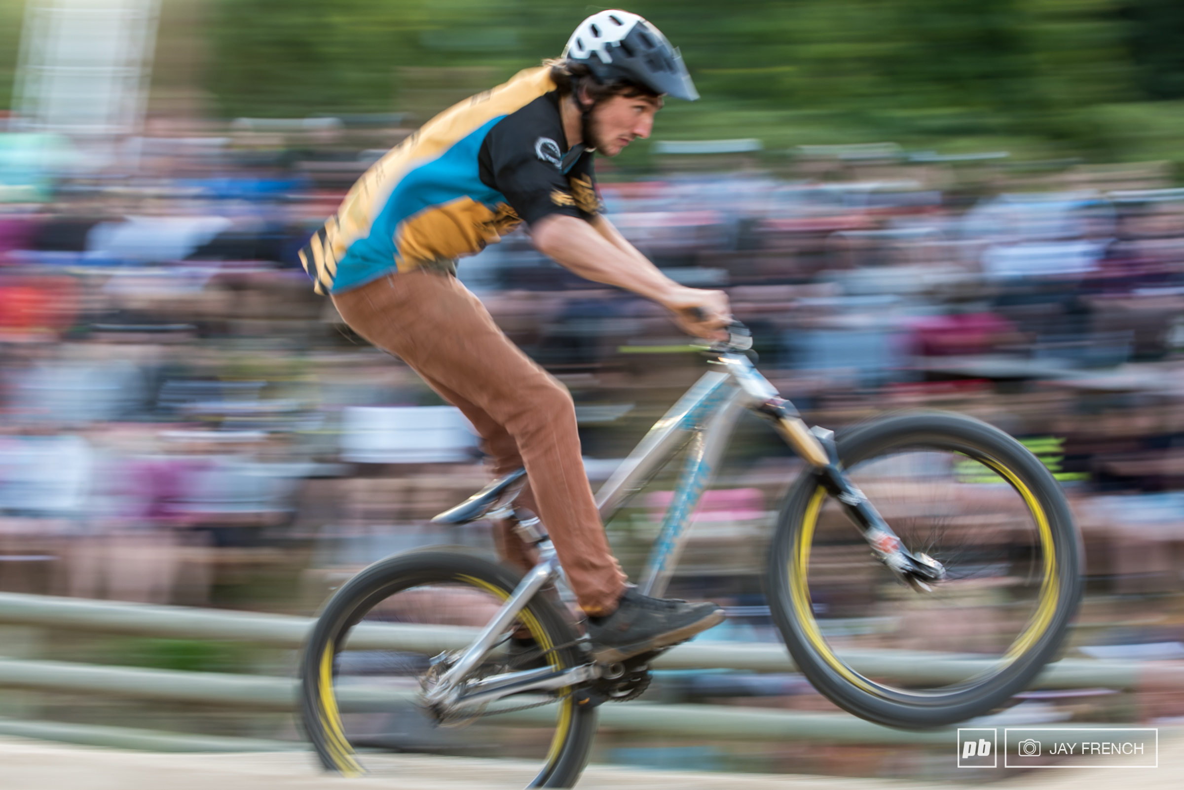 Phil Atwil, lots of back wheel.