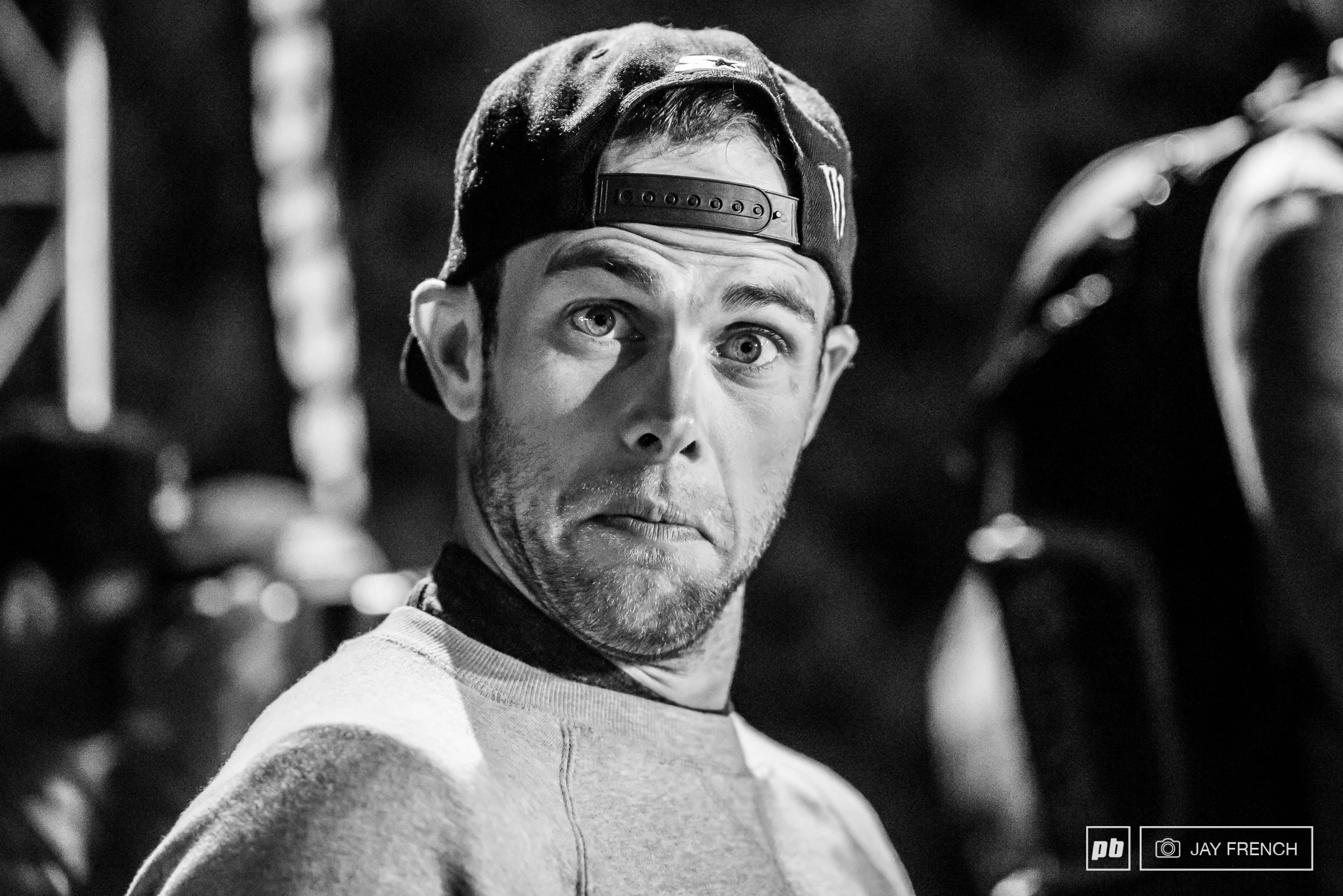 Not a bike in site, spotted this lad 'Cam Zink' at the bar!