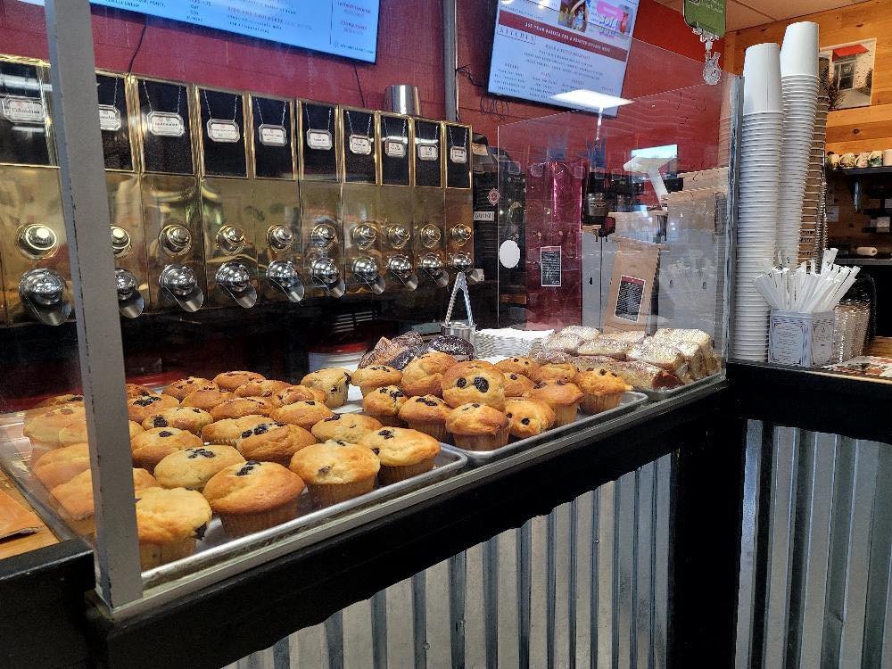 We have a full pastry case this beautiful morning!!! Come grab a coffee and a muffin, or just say hi :) 

Today our Dark Roast is Guatemala Vienna and our Light Roast is Nicaraguan