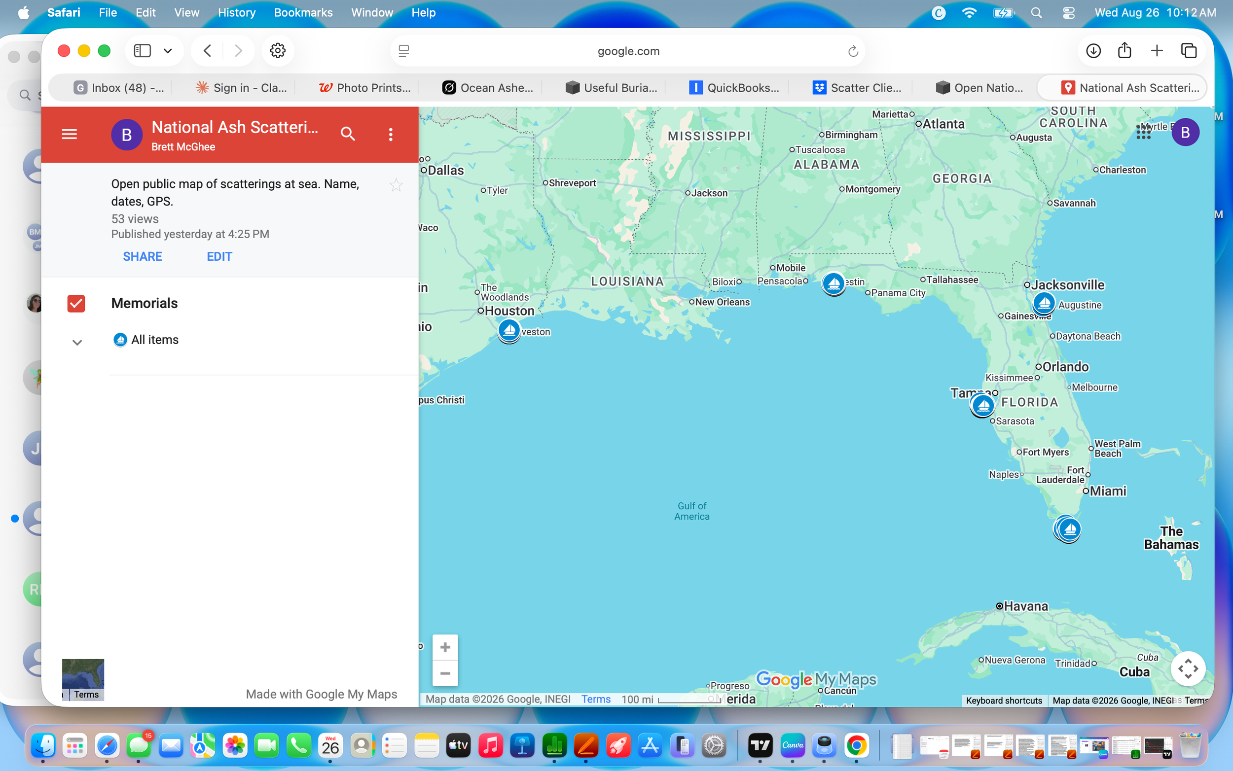 Finding Them Again: GPS Certificates and the Open National Ash Scattering Registry
