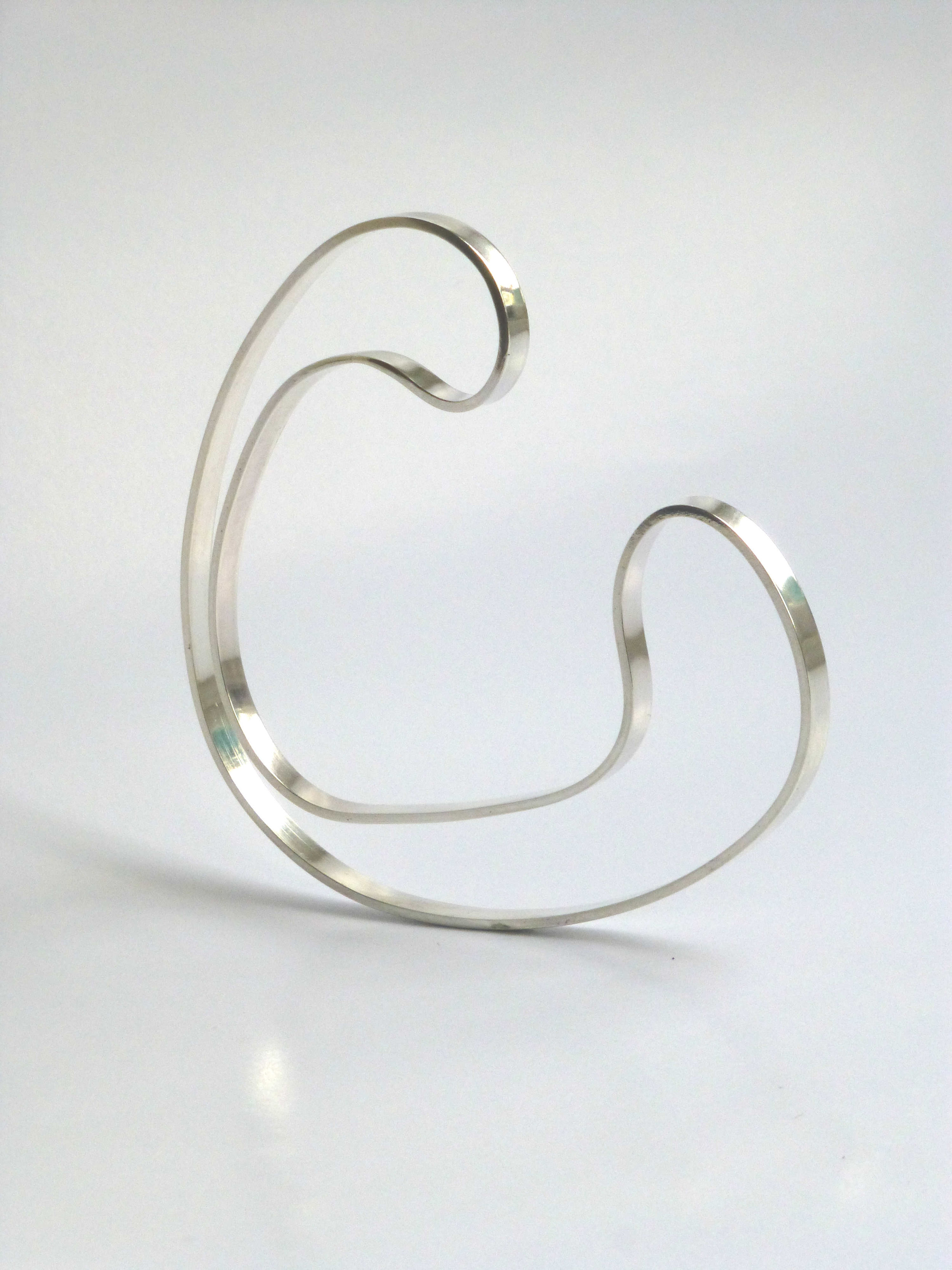 Heart sterling silver bracelet