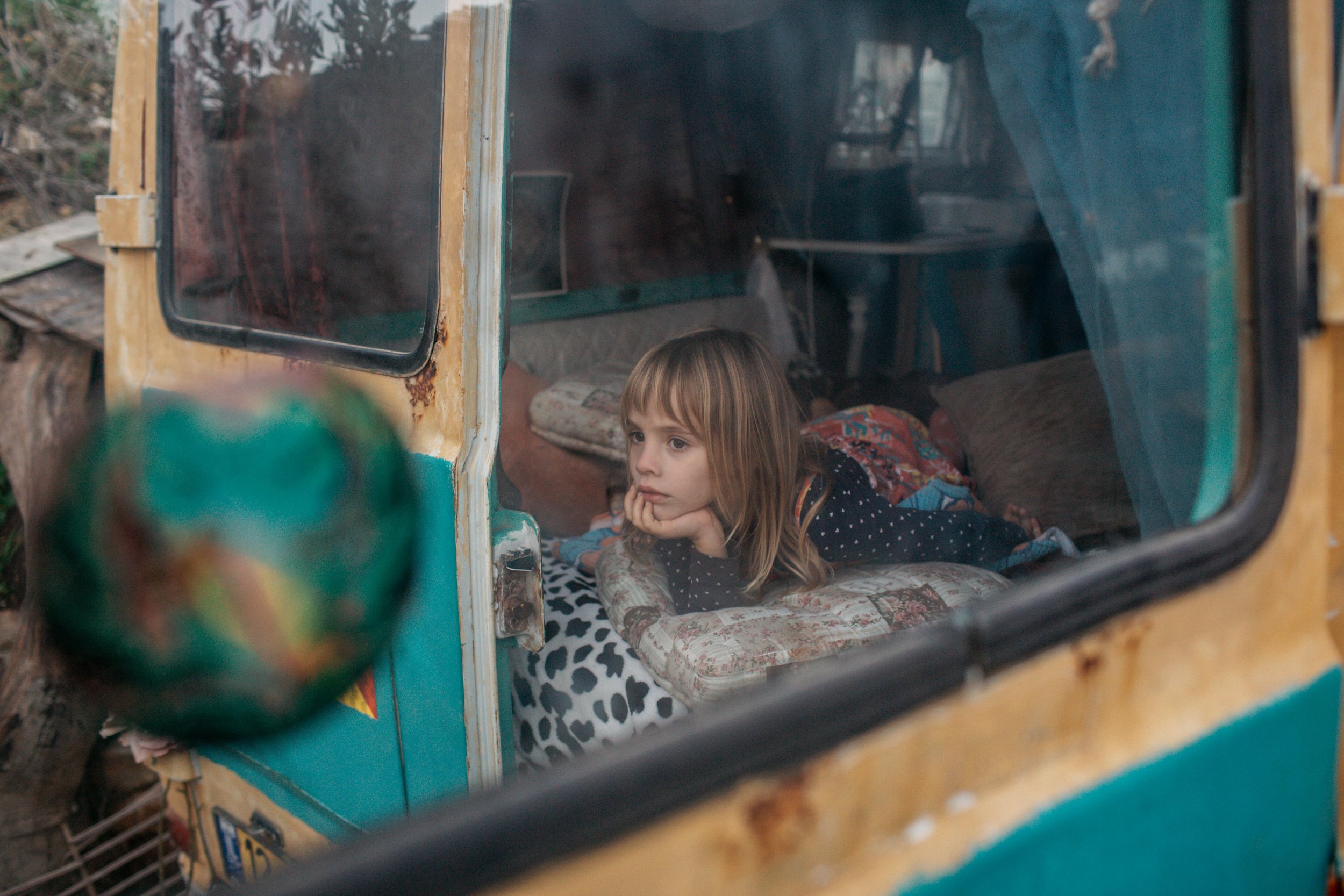 The house is already getting crowded and louder and sometimes, Malmalu needs a bit of ‘me time,’ so she goes into the van for some peace and quiet where she always feels at home.Galille, Israel