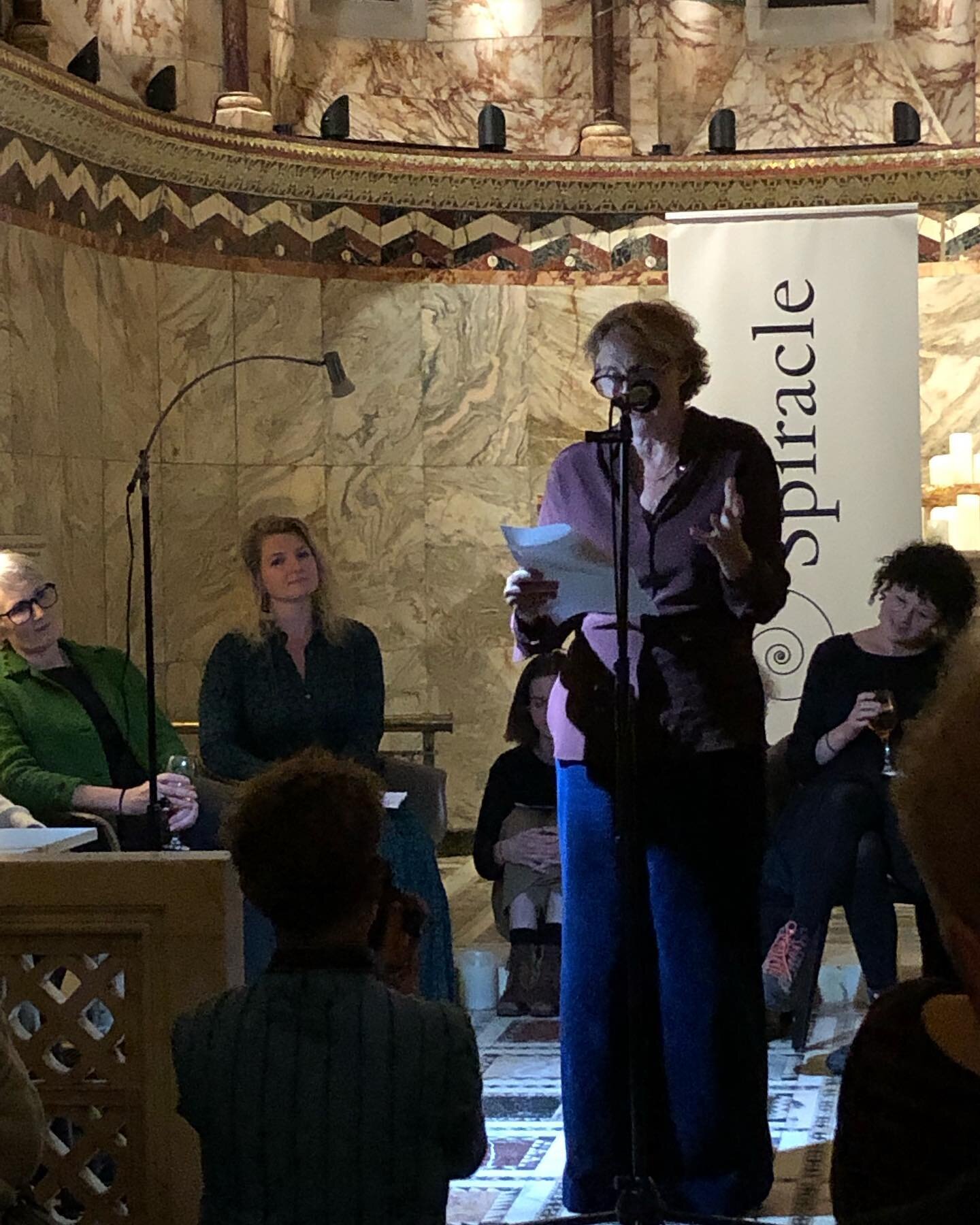 Fiona Shaw&rsquo;s take on Marcel Proust&rsquo;s madeleine moment had the audience at @spiraclehq launch in the @fitzroviachapel audibly laughing. Bodes well for this magnificent new venture: a breath of fresh air in the audiobook firmament, offering