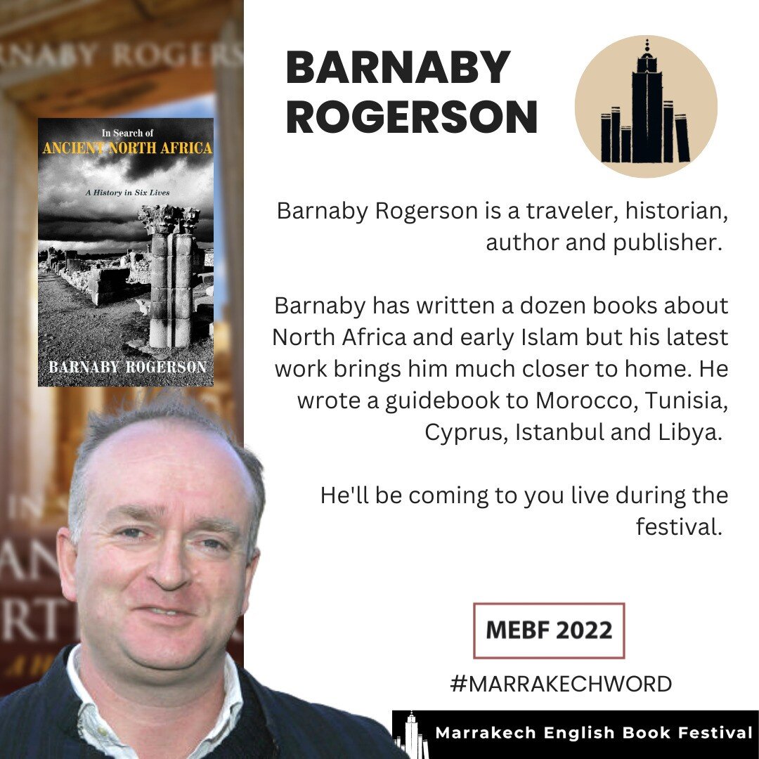 To Morrocco for
The Marrakech English Book Festival

Barnaby will be appearing at the inaugural Marrakech English Book Festival &ndash; a celebration of Marrakech &amp; Morocco through all genres of books published in the English language. The festiv