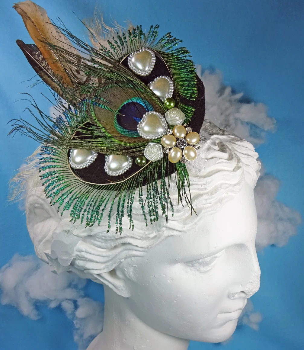 peacock feather heart hair clip pin2.jpg