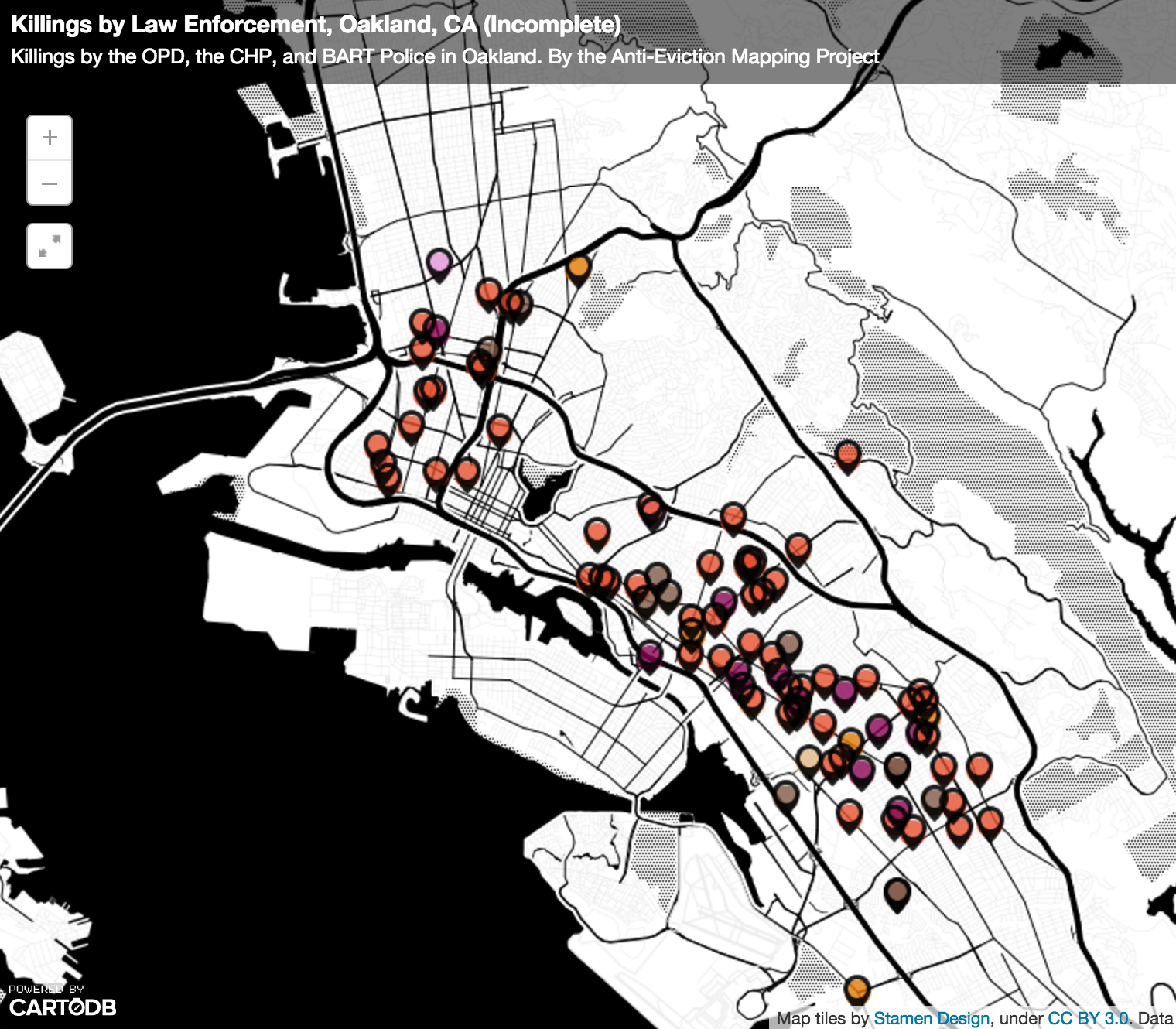 Anti-Eviction Mapping Project: Killings by Law Enforcement in Oakland